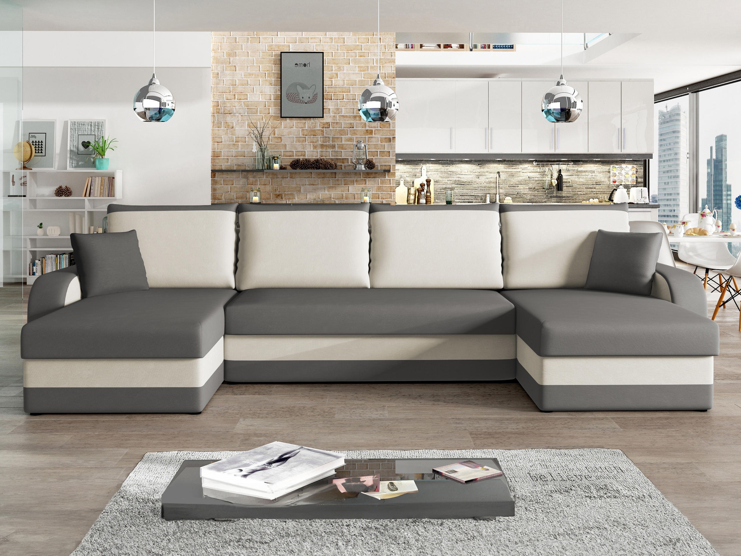 Horn­sófi Comfivo Melissa IV (Alova 36 + Alova 71)