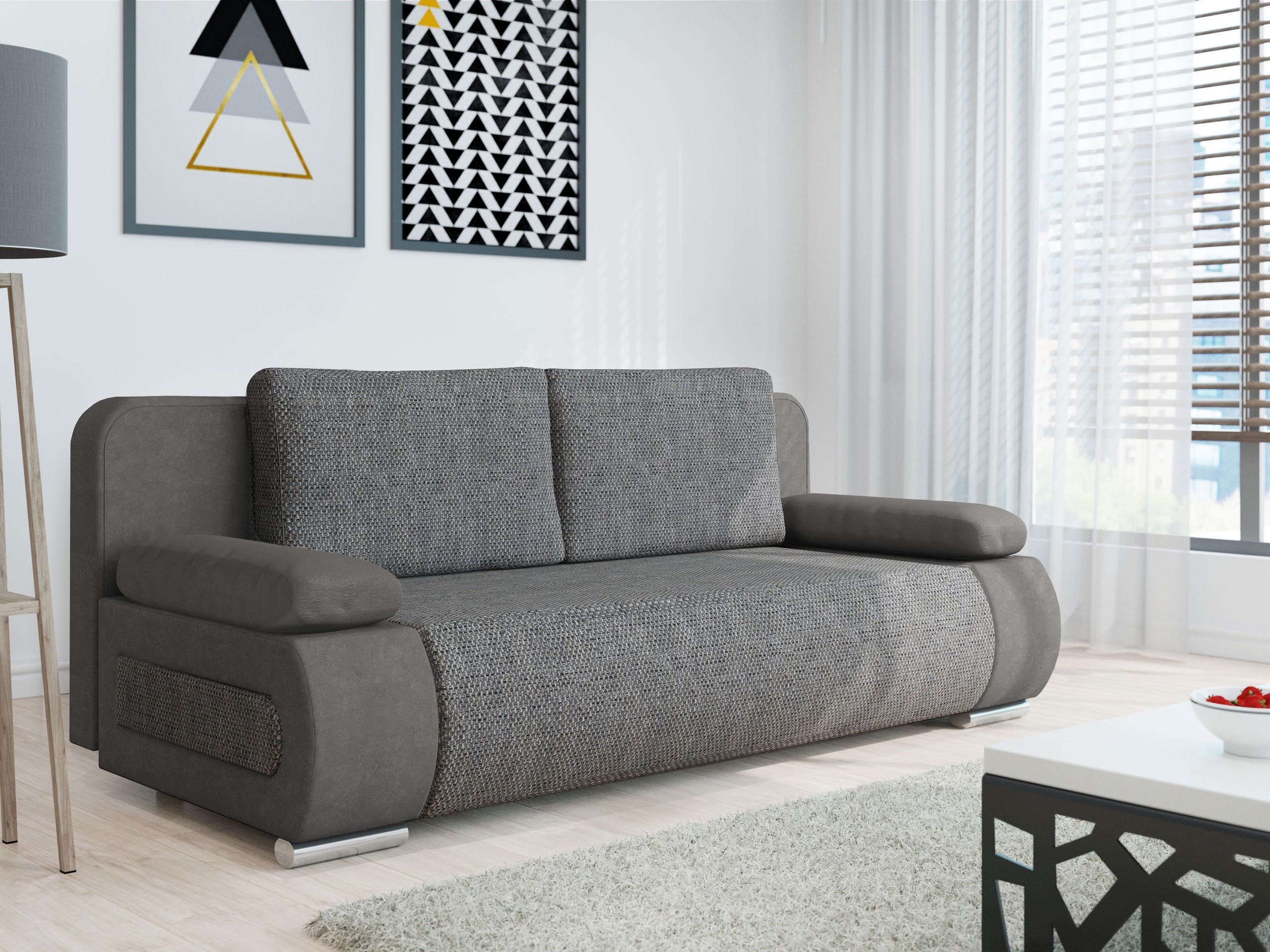 Svefnsófi Comfivo Pudor (Alova 36 + Lawa 05)
