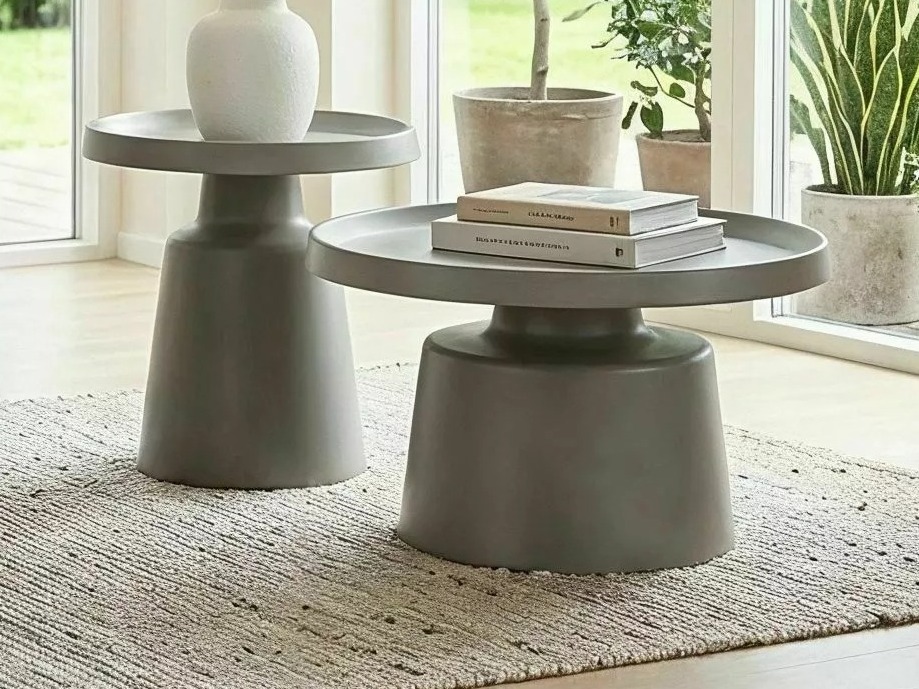 Sett af sófaborðum Detroit 721 (Beige)