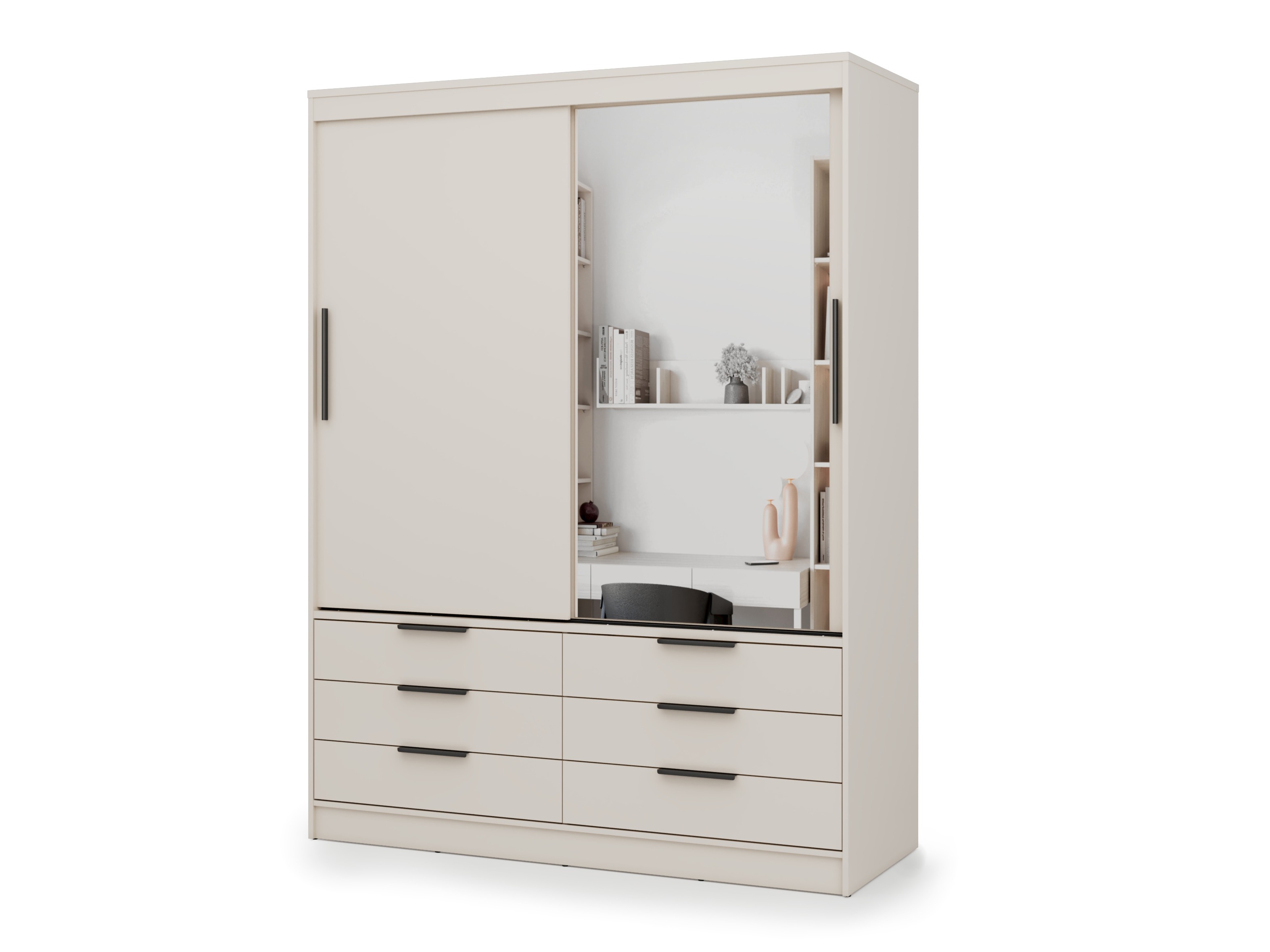 Fataskápur Fresno 183 (Beige)