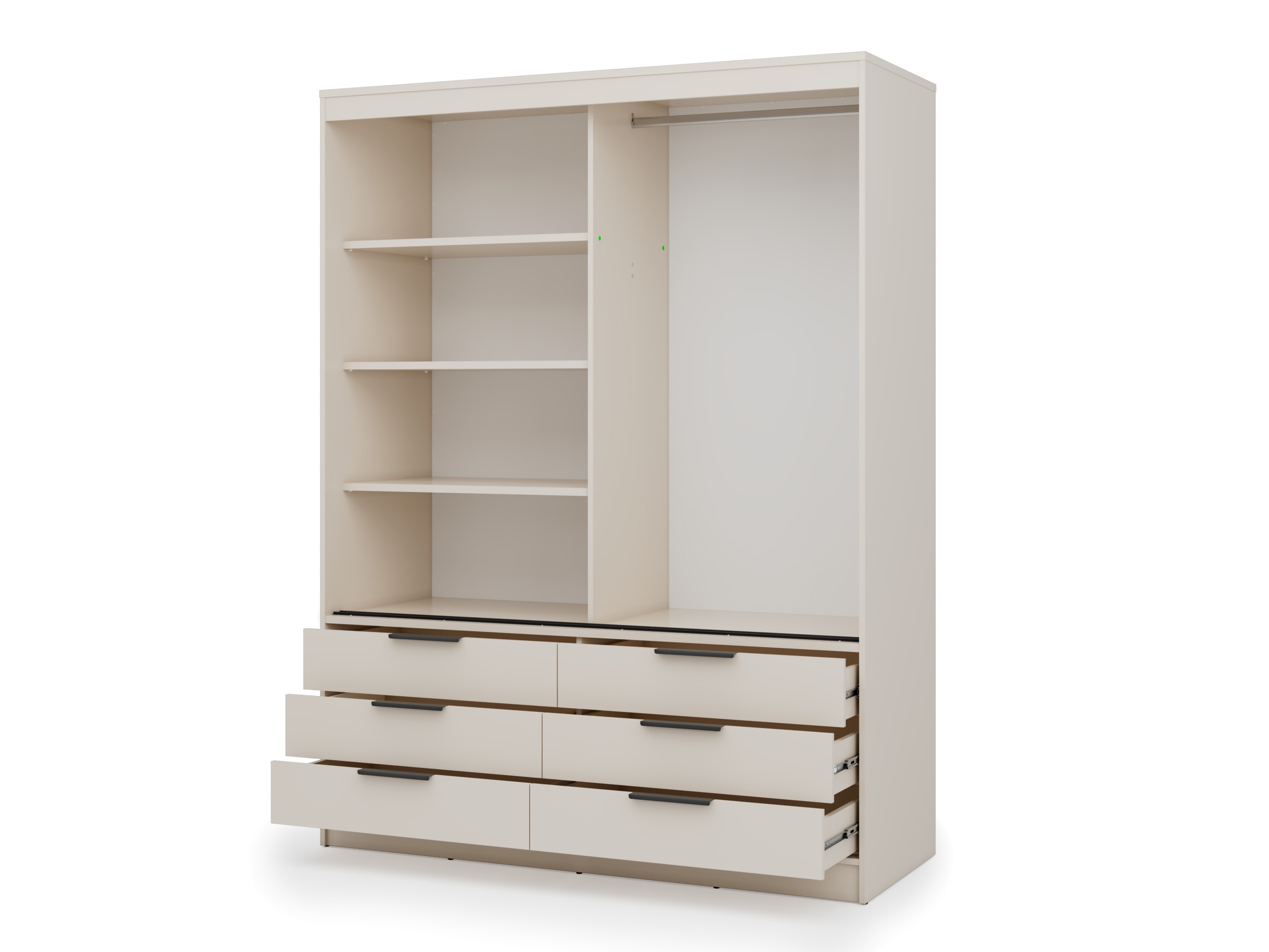 Fataskápur Fresno 183 (Beige)