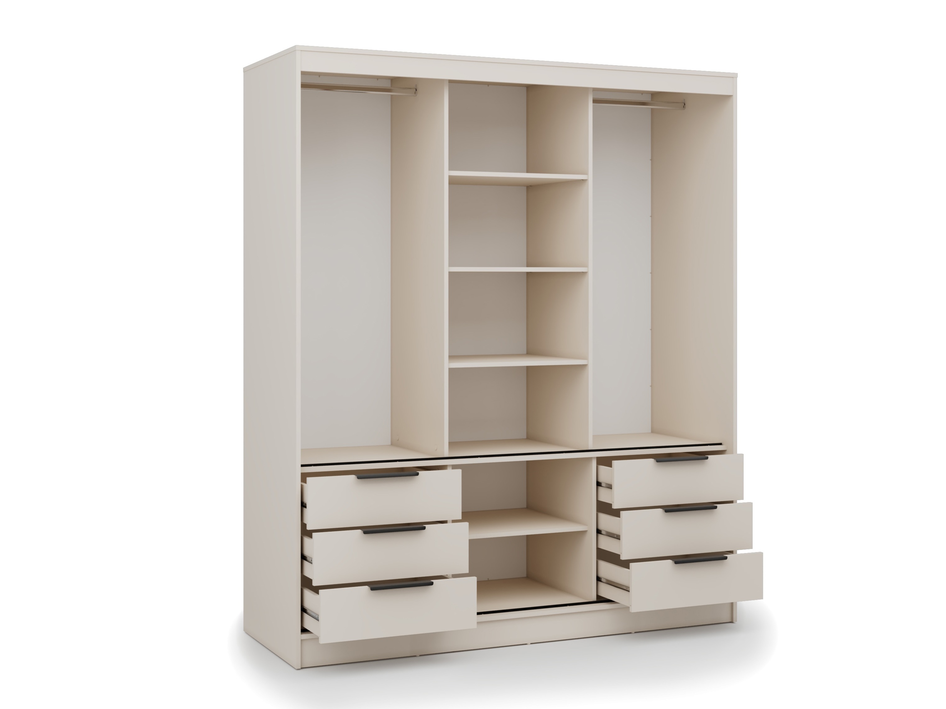 Fataskápur Fresno 184 (Beige)