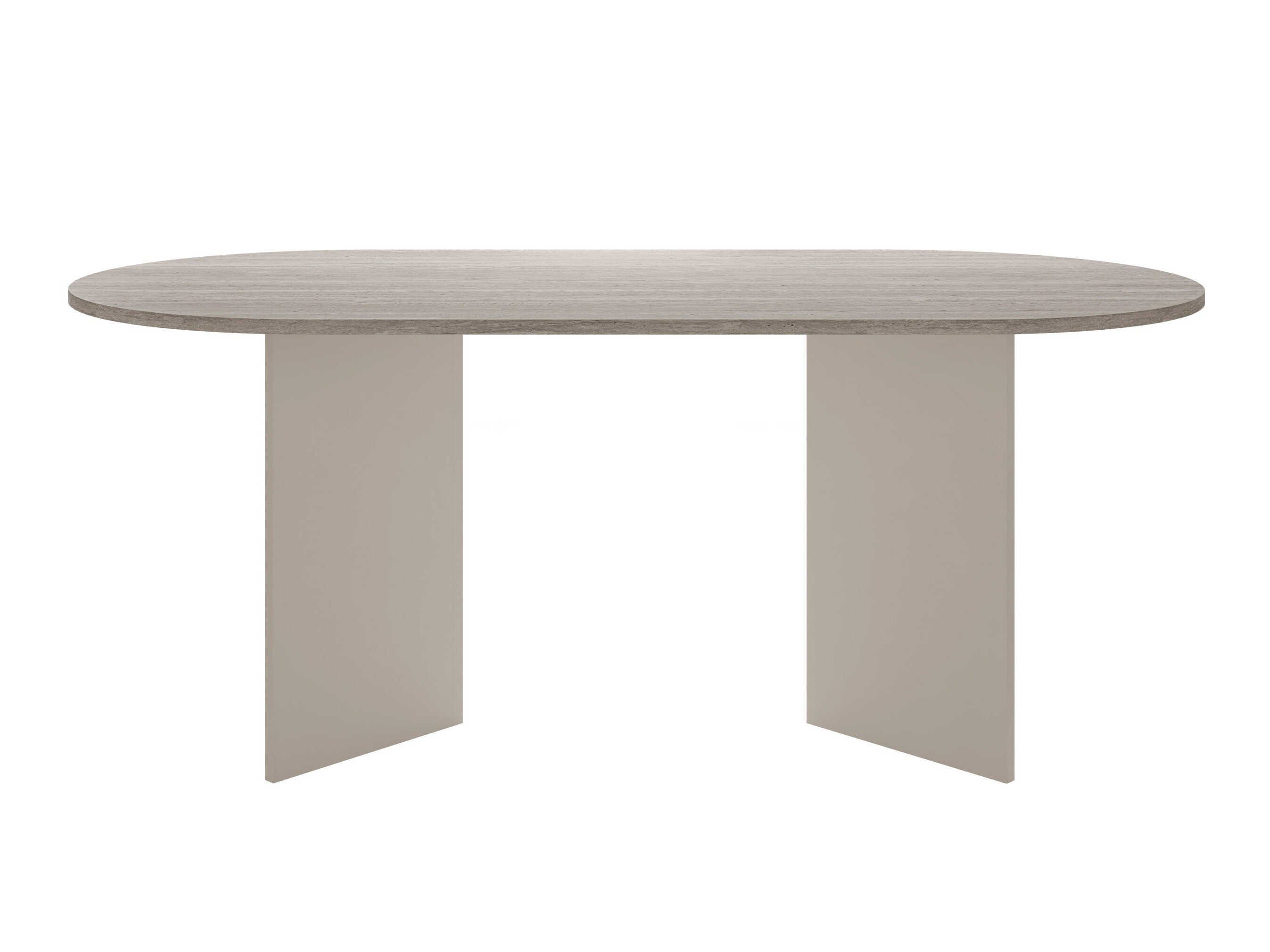 Borð Comfivo Fungus (Ljóst Travertine + Beige)