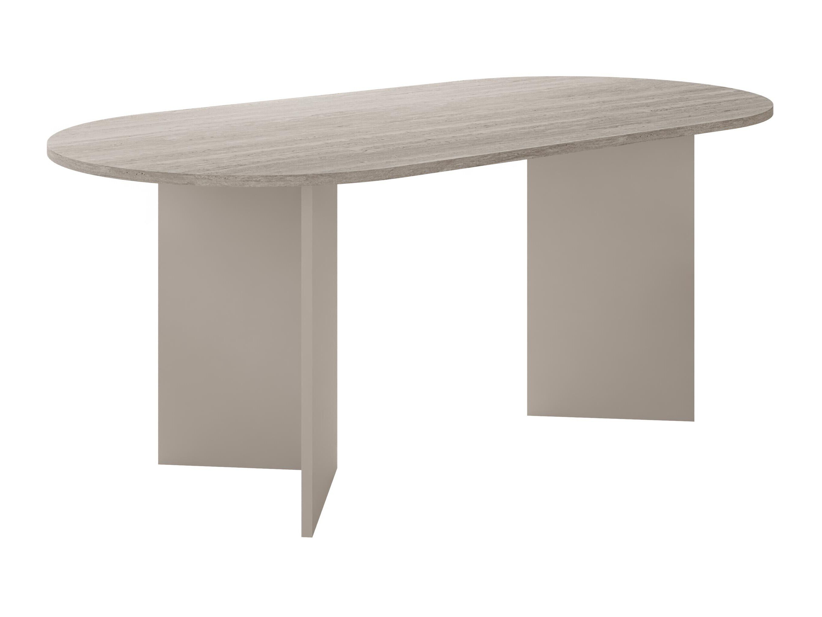 Borð Comfivo Fungus (Ljóst Travertine + Beige)