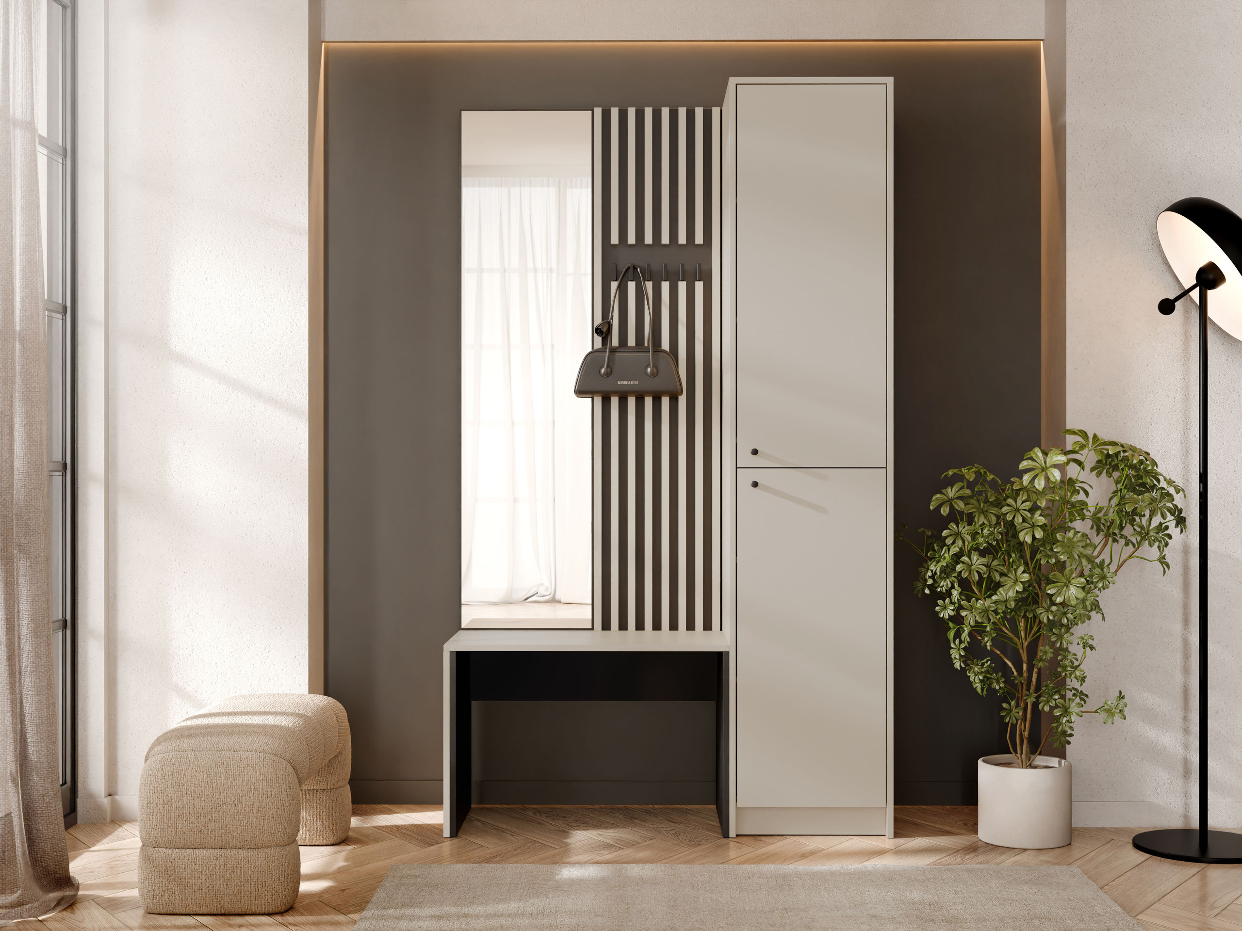 Forstofusett Comfivo Nomas (Beige + Svartur)