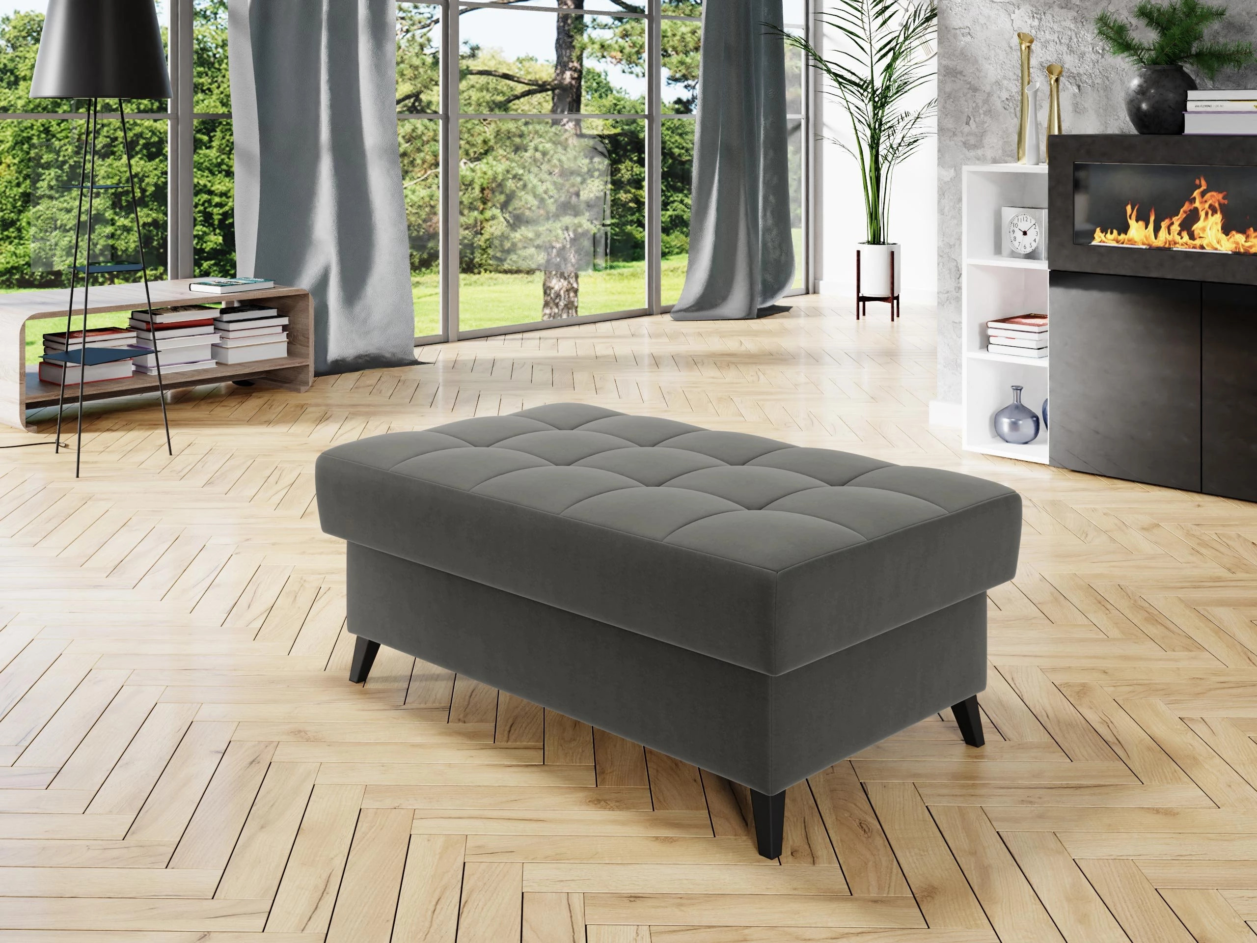 Bólstraður bekkur Comfivo Agnus (Magic Velvet 2217)