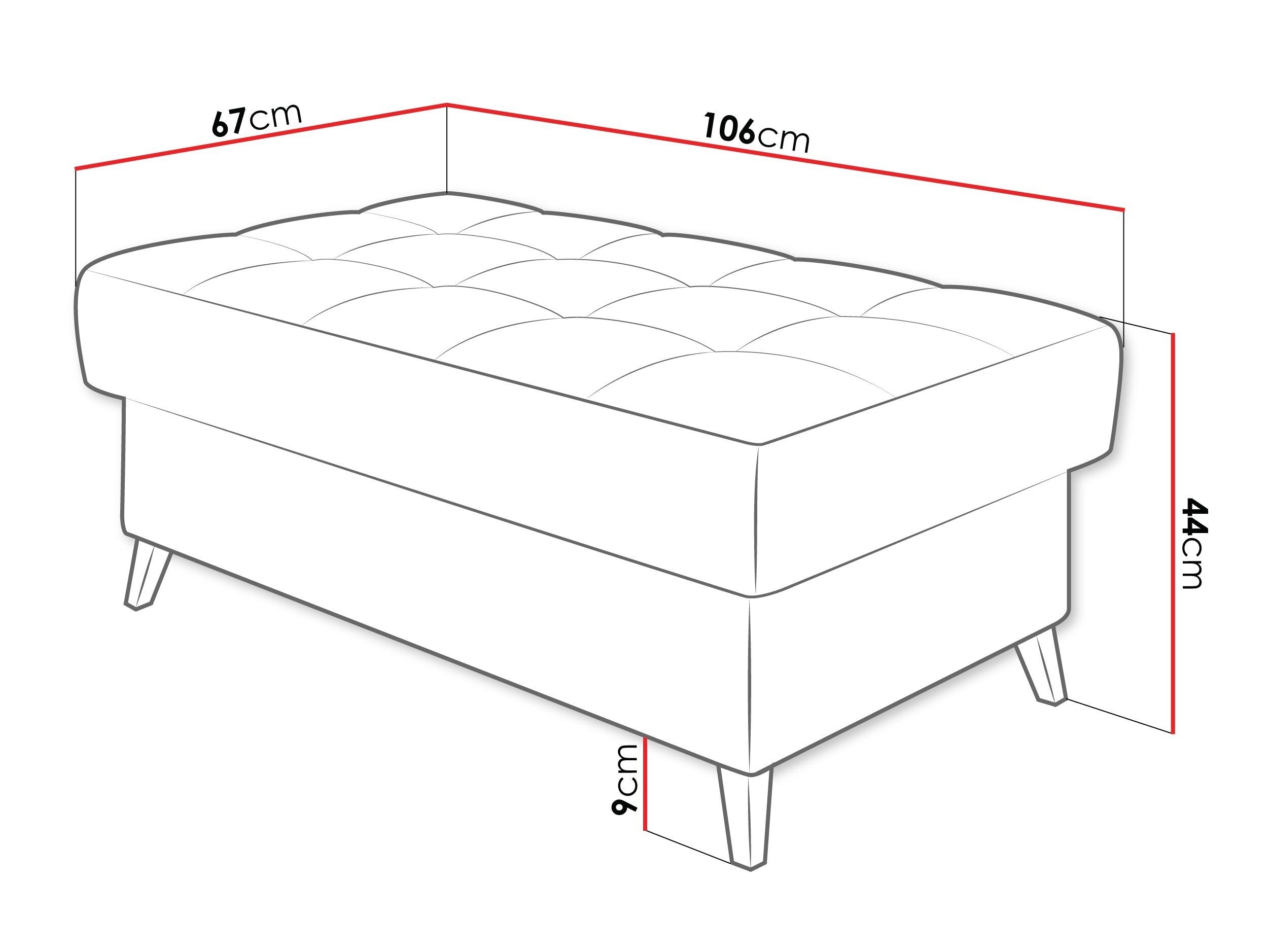 Bólstraður bekkur Comfivo Agnus (Magic Velvet 2227)