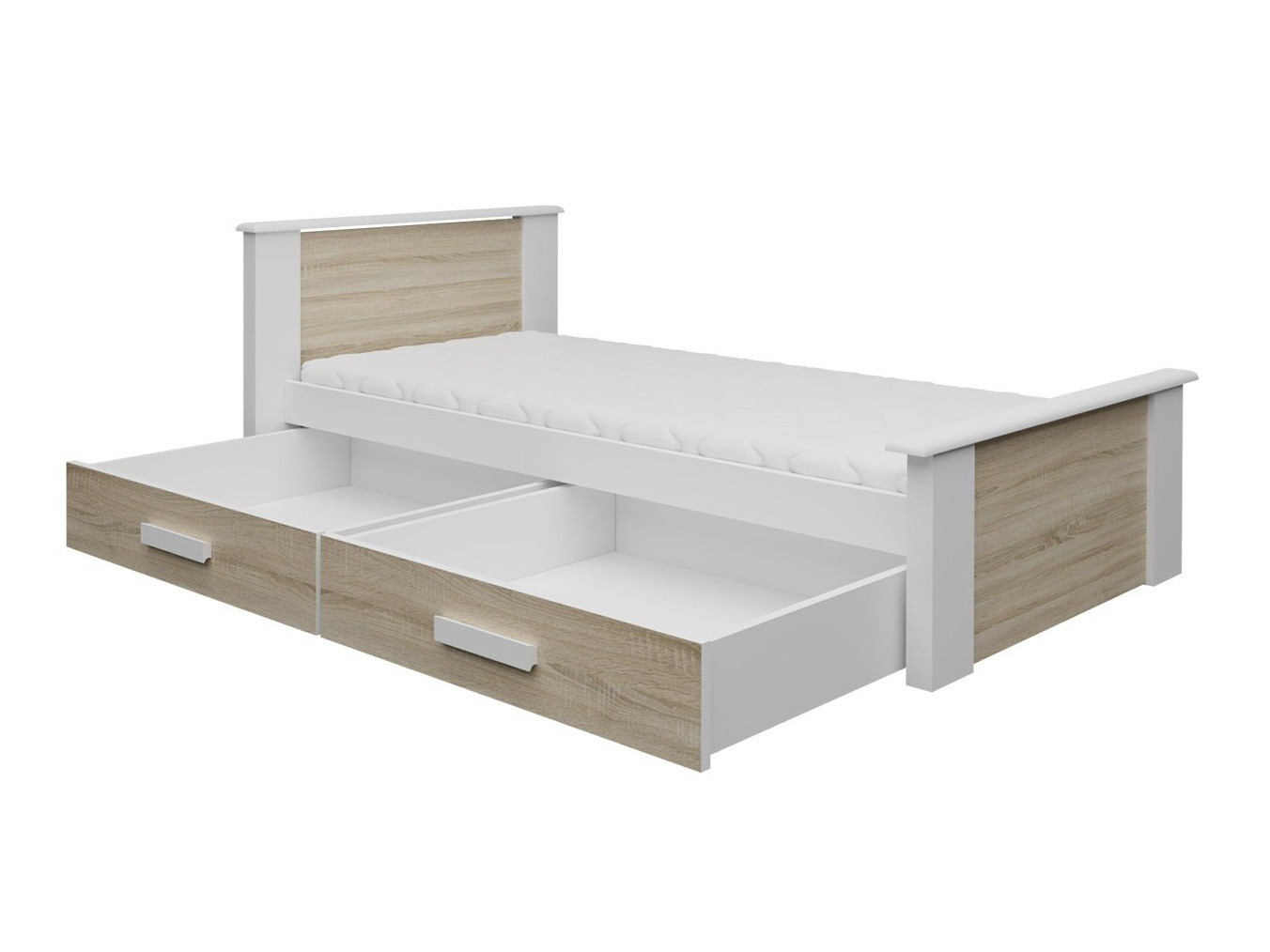 Rúm Henderson 116 (Hvítur + Kasmír)