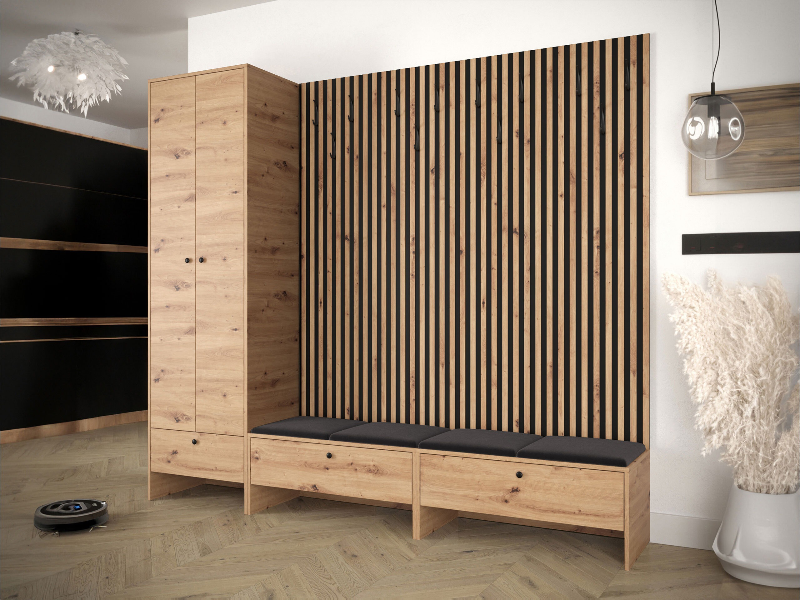 Forstofusett Donio VI (Artisan-eik + Polo 897)