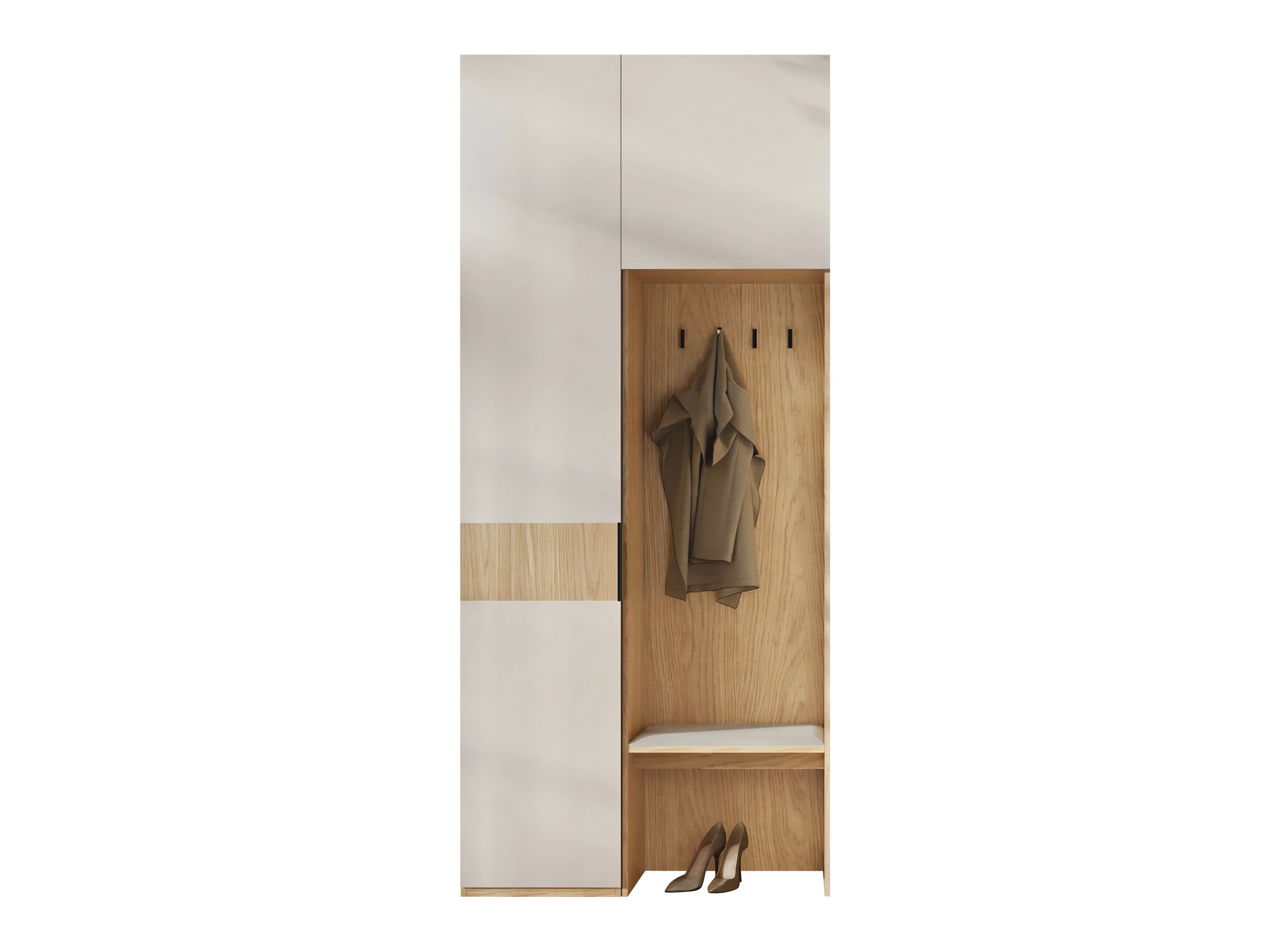 Forstofusett Toledo 148 (Eik + Beige)