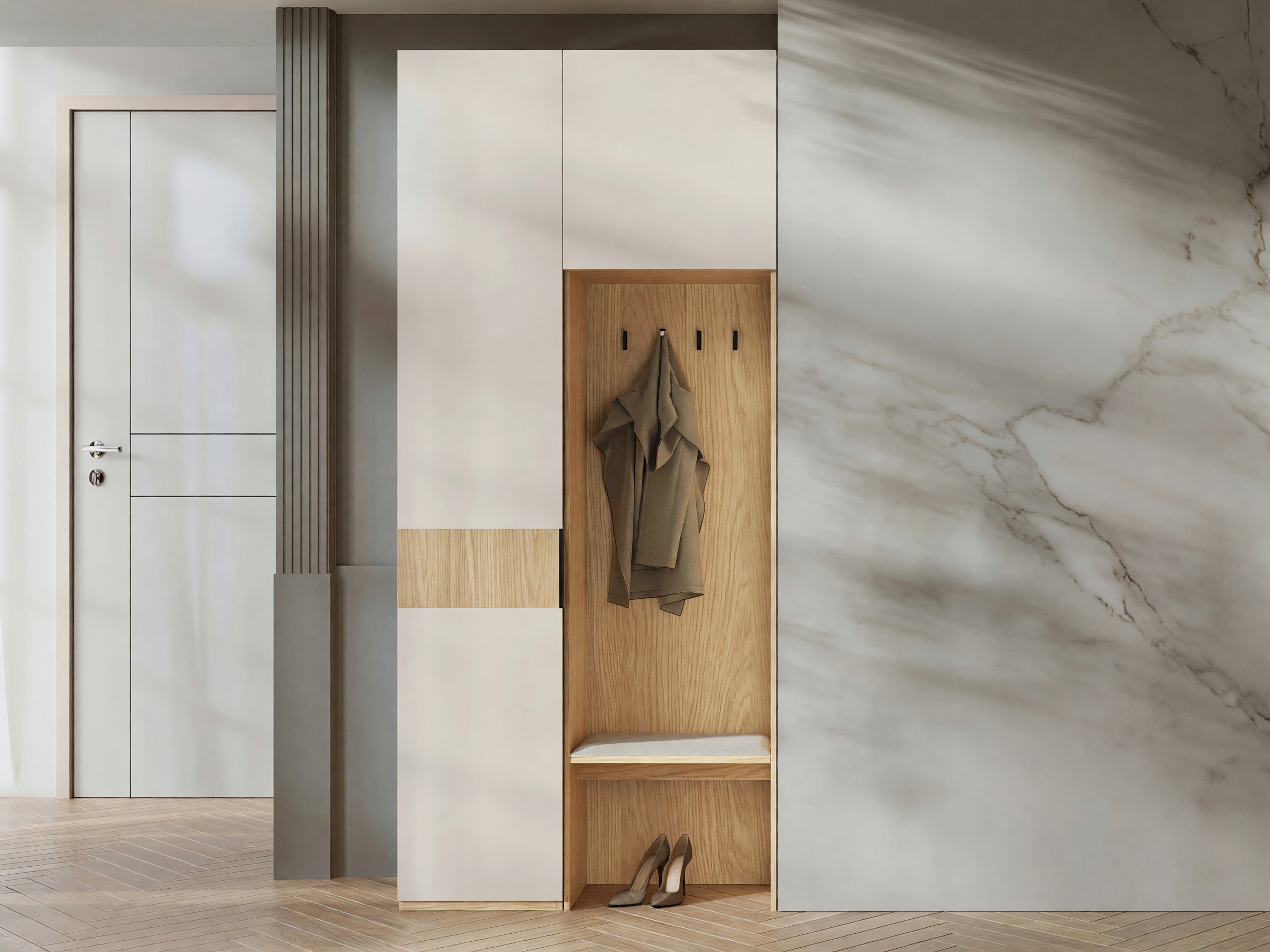 Forstofusett Toledo 148 (Eik + Beige)
