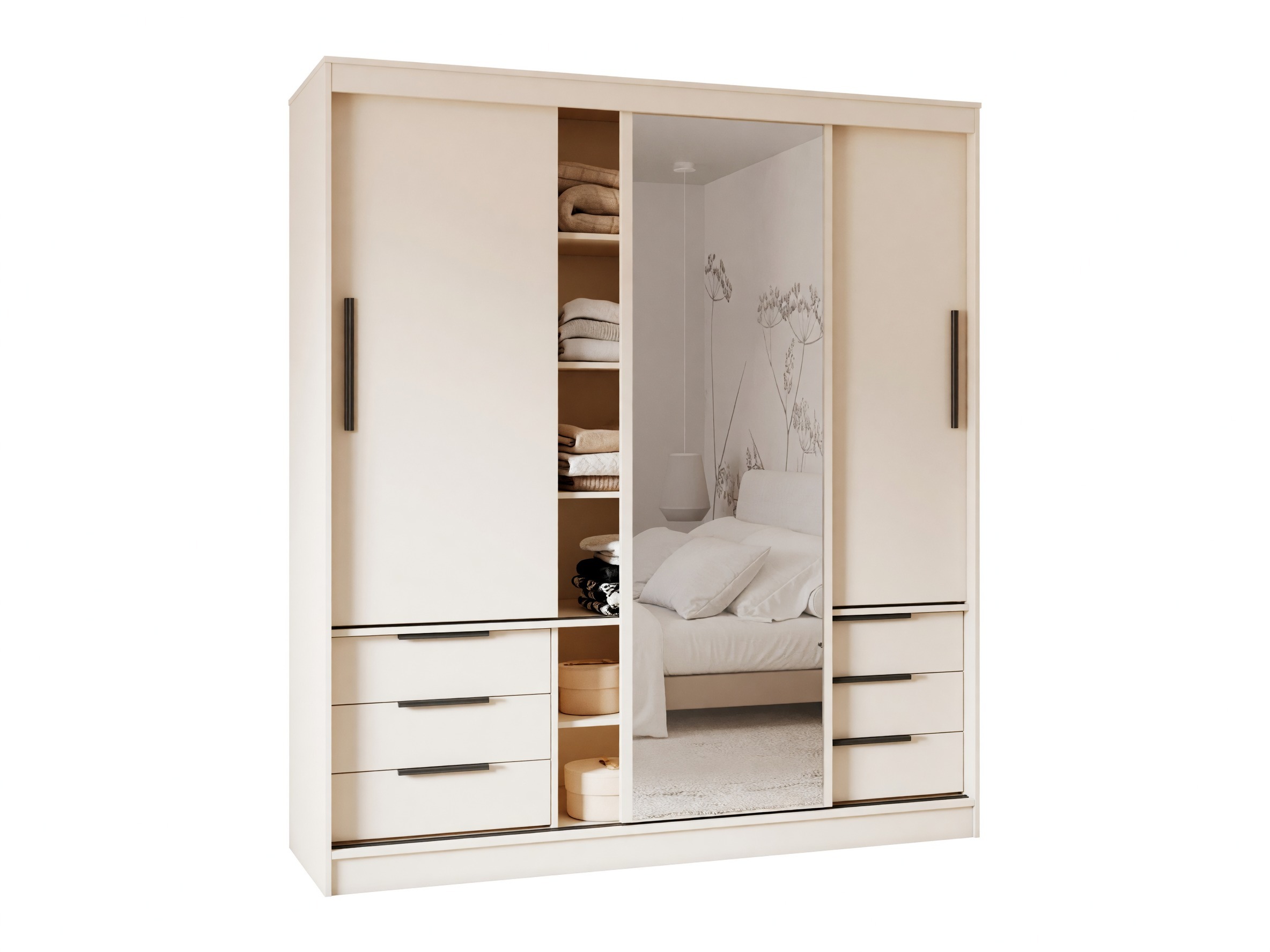 Fataskápur Fresno 184 (Beige)