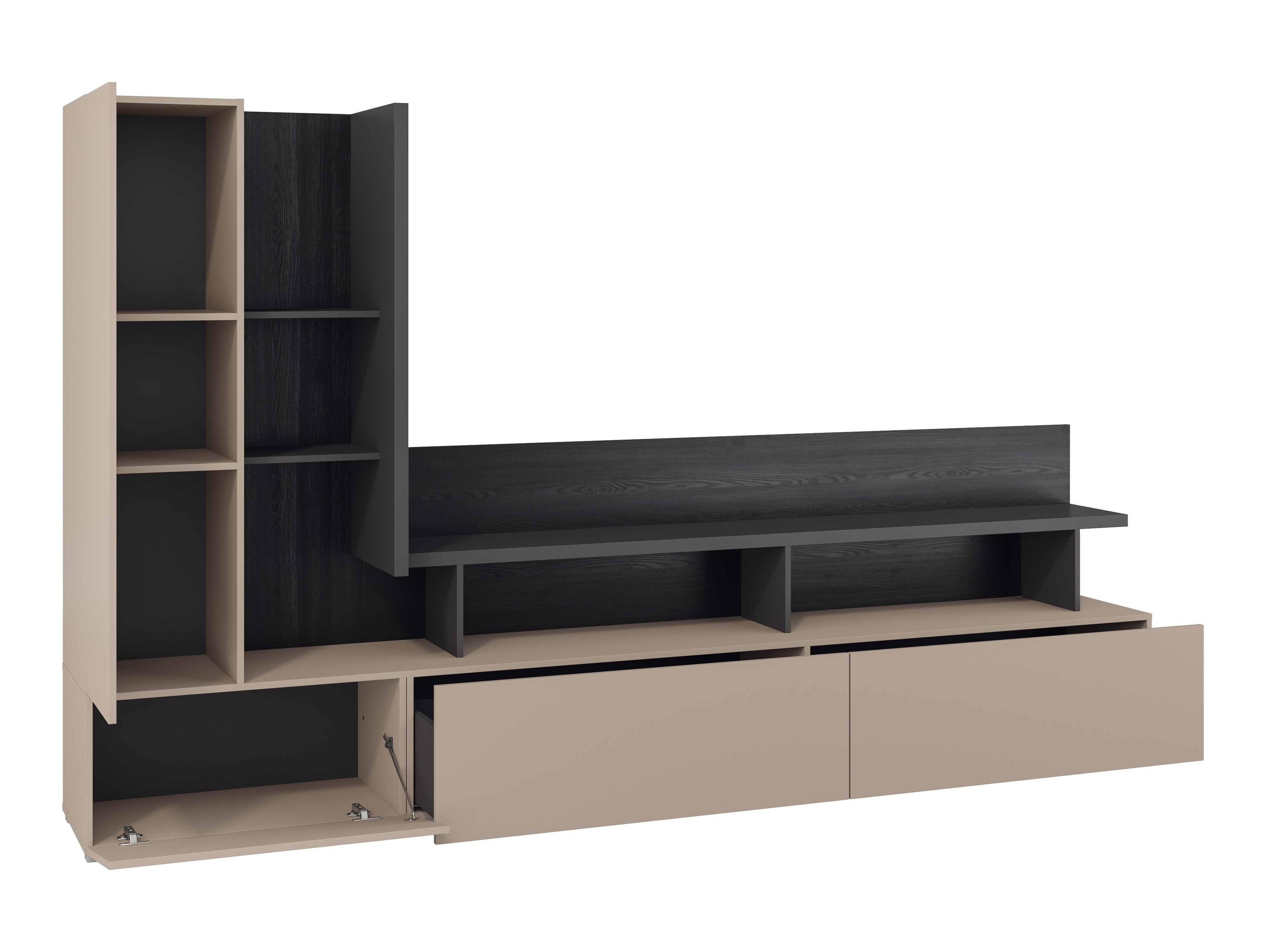 Stofusett Virvele 101 (Congo + Antrasít)