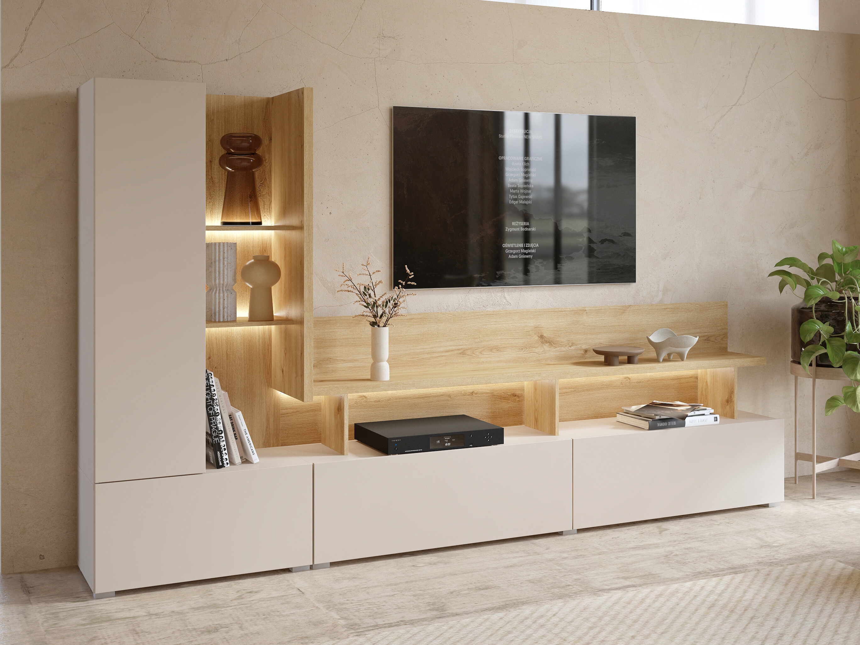 Stofusett Virvele 101 (Kasmír + Ljós eik)