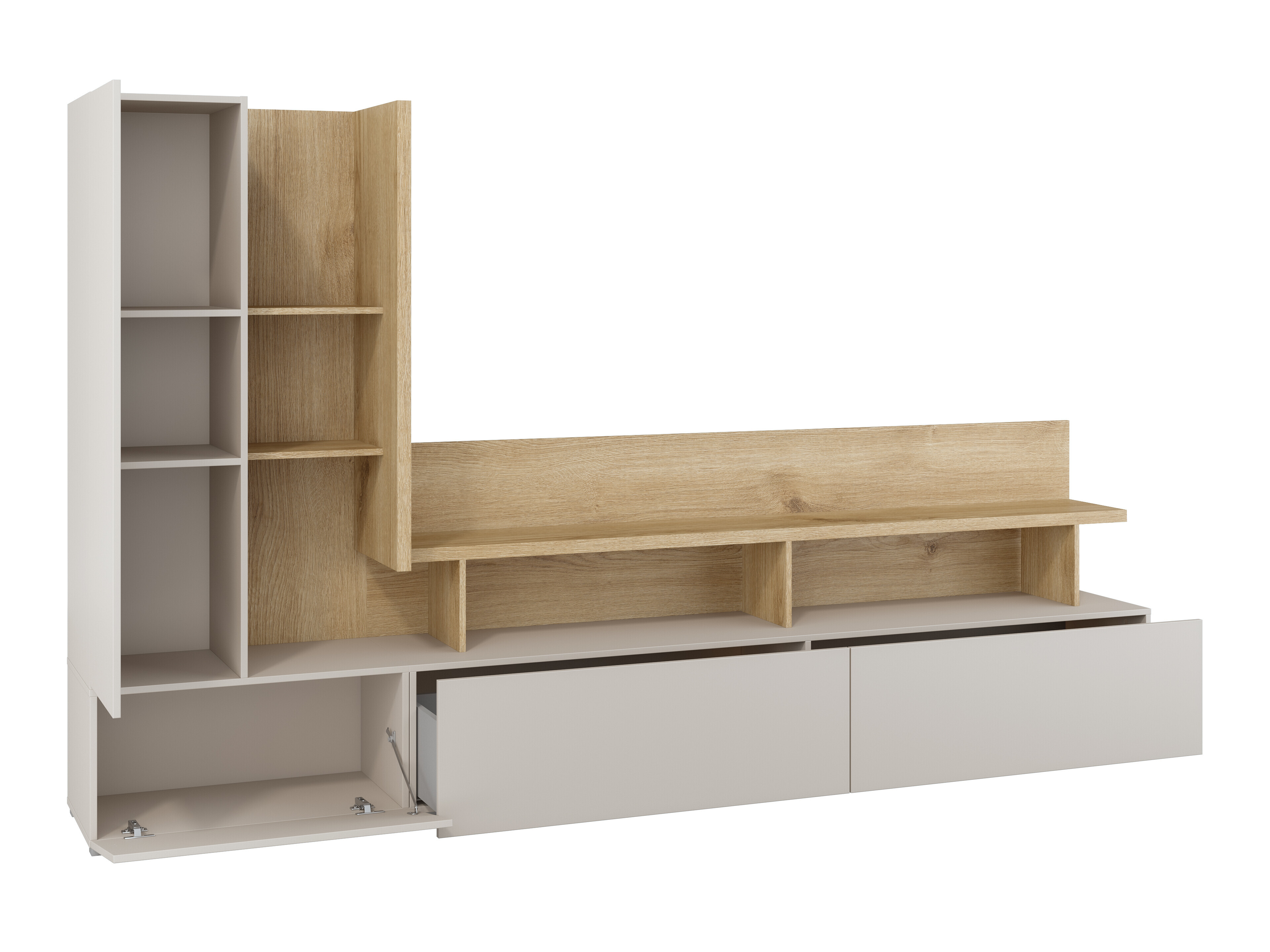 Stofusett Virvele 103 (Kasmír + Ljós eik)