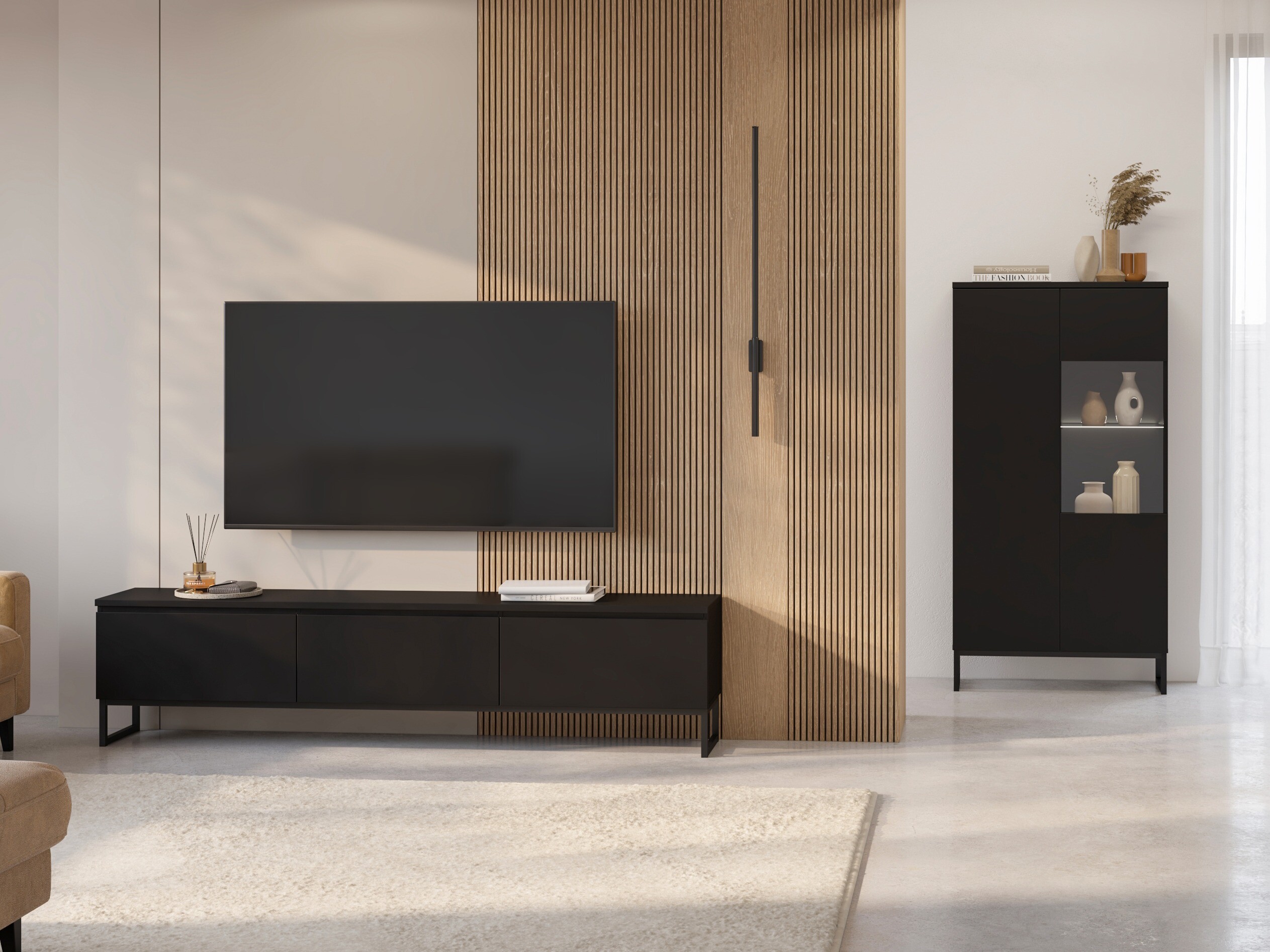 Stofusett Velsora 106 (Svartur)