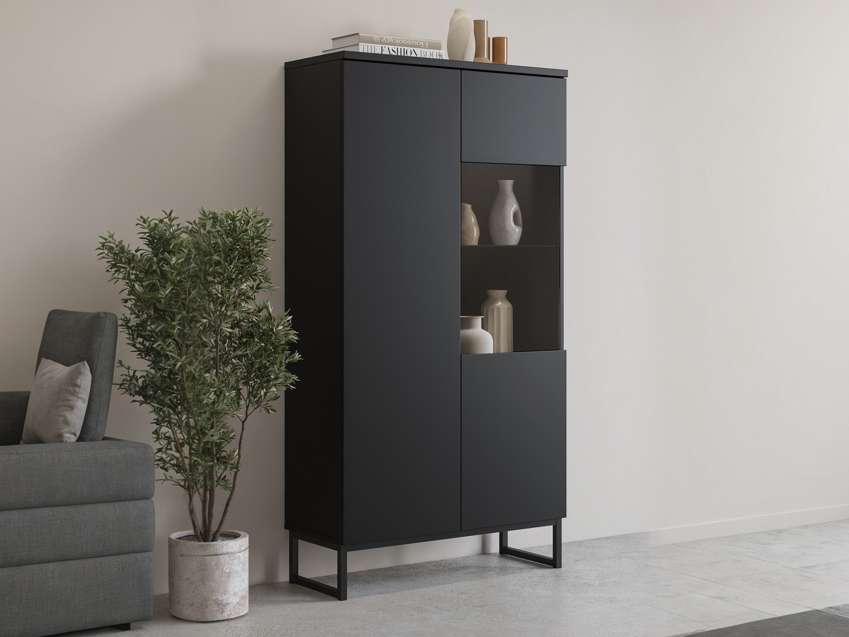 Bókahilla Velsora 105 (Svartur)