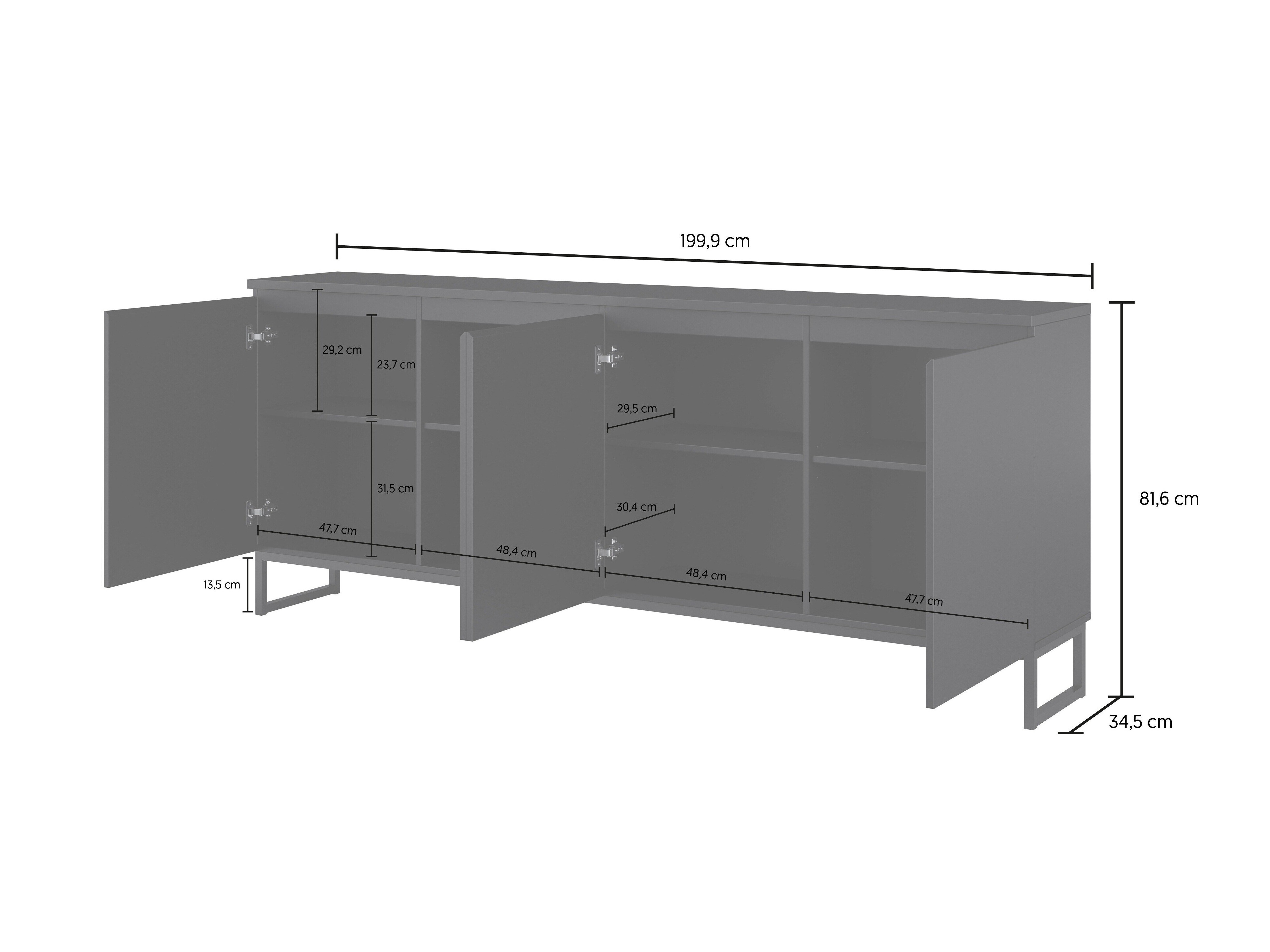 Stofusett Velsora 108 (Svartur)