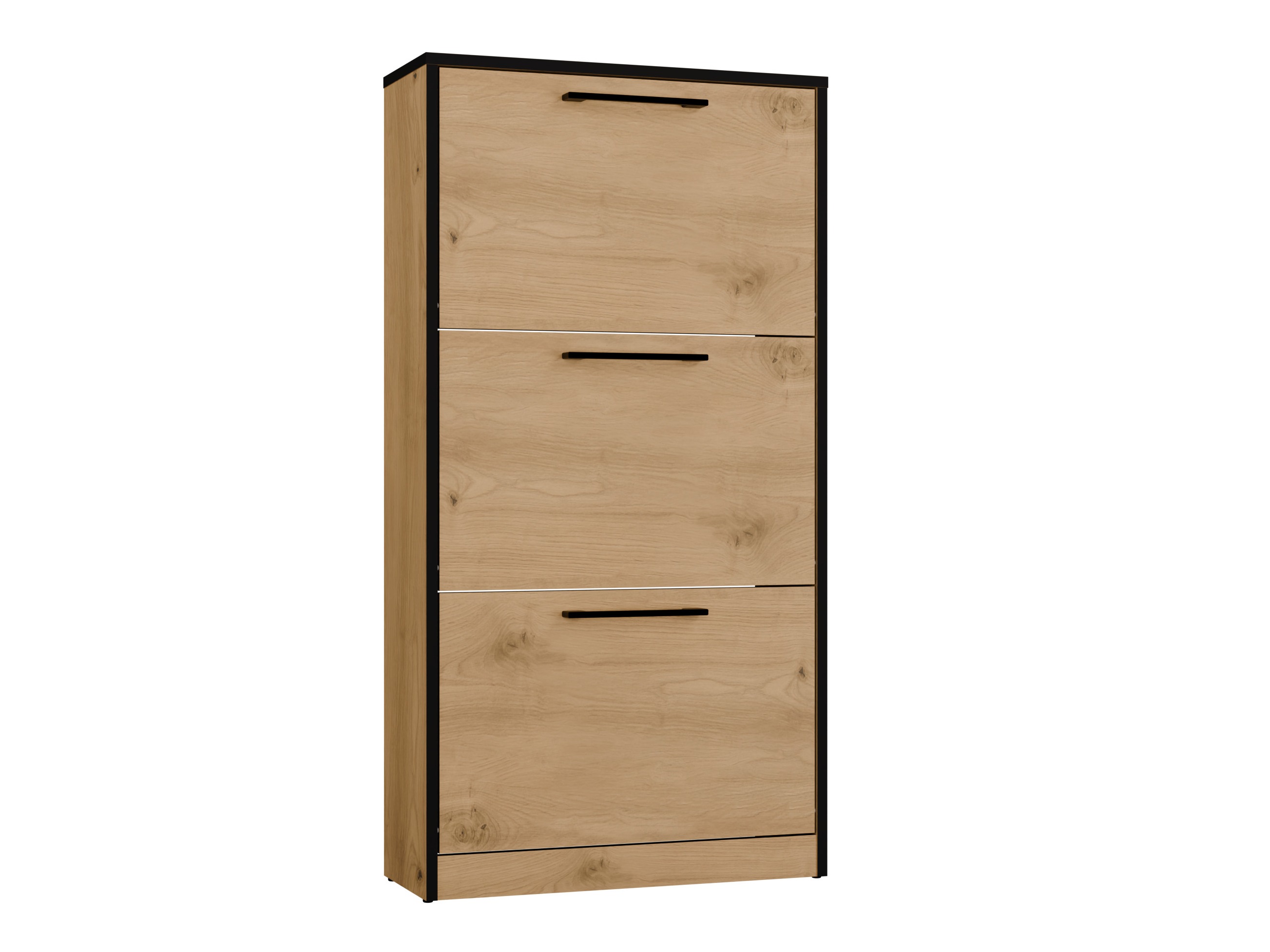 Skóskápur Mandeville 224 (Artisan-eik + Svartur)