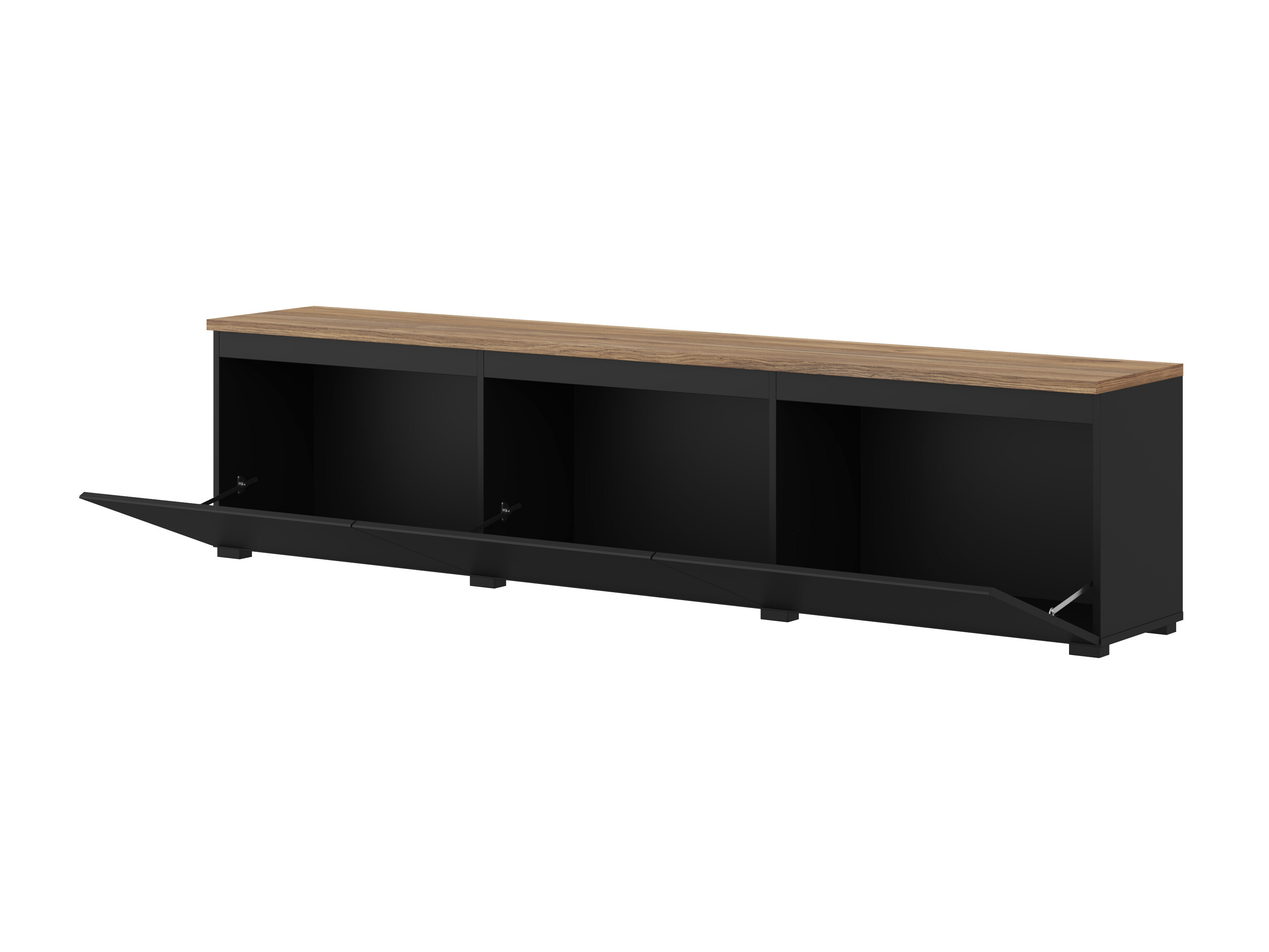 Stofusett Baletu 114 (Svartur + Eik)