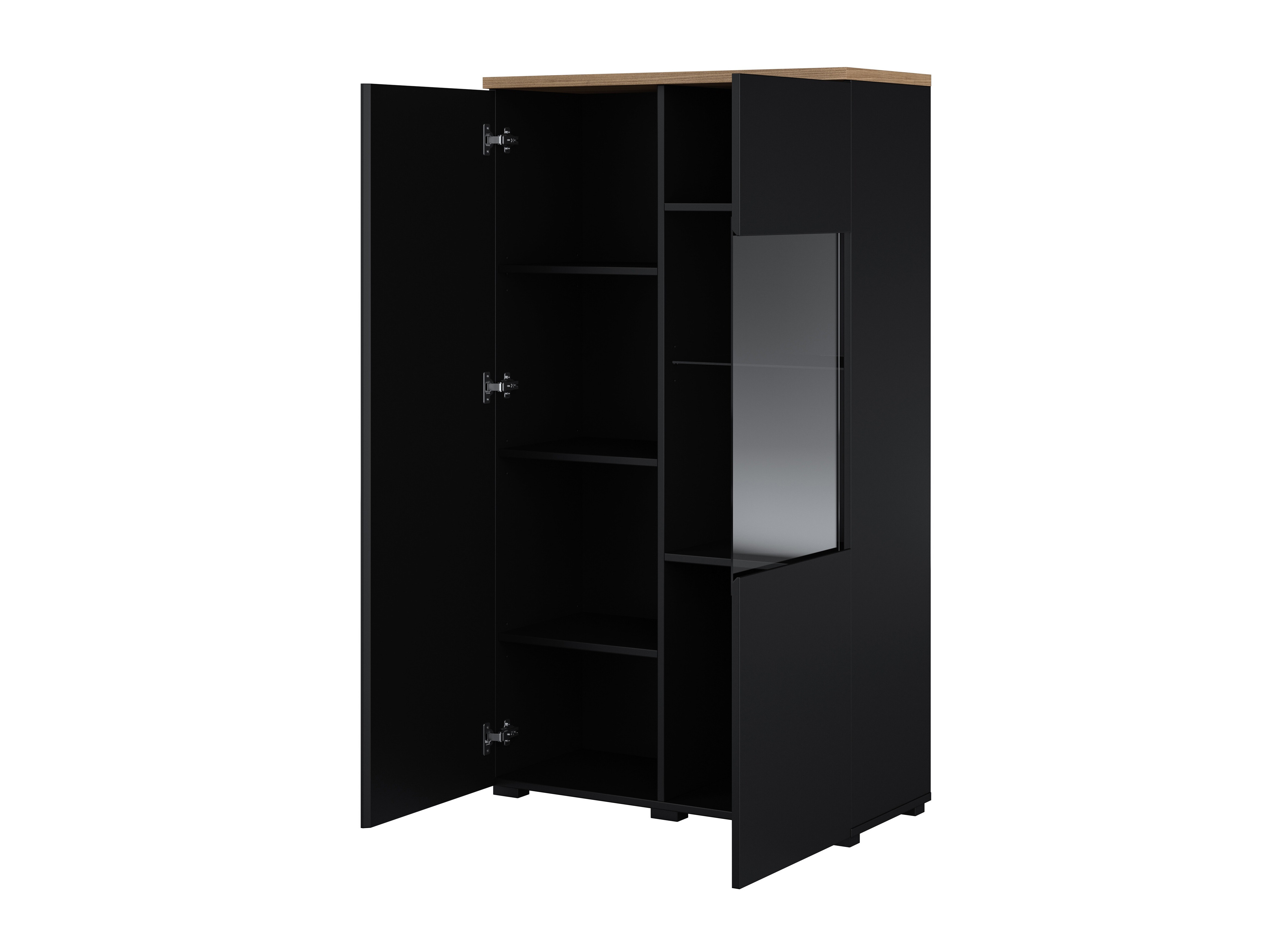 Stofusett Baletu 114 (Svartur + Eik)