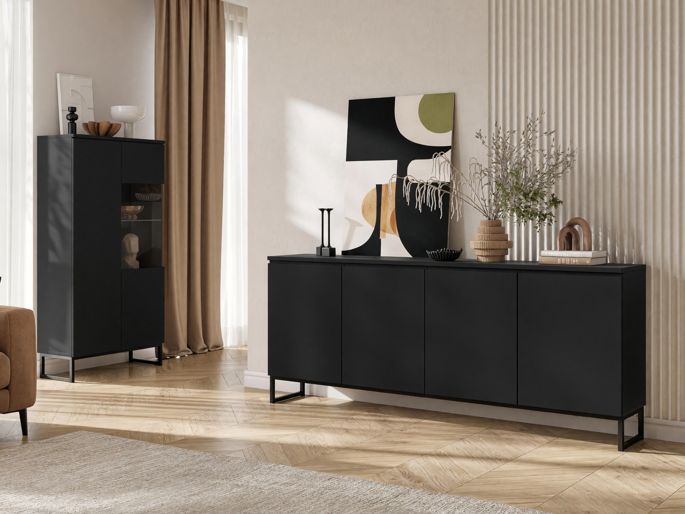 Stofusett Velsora 108 (Svartur)
