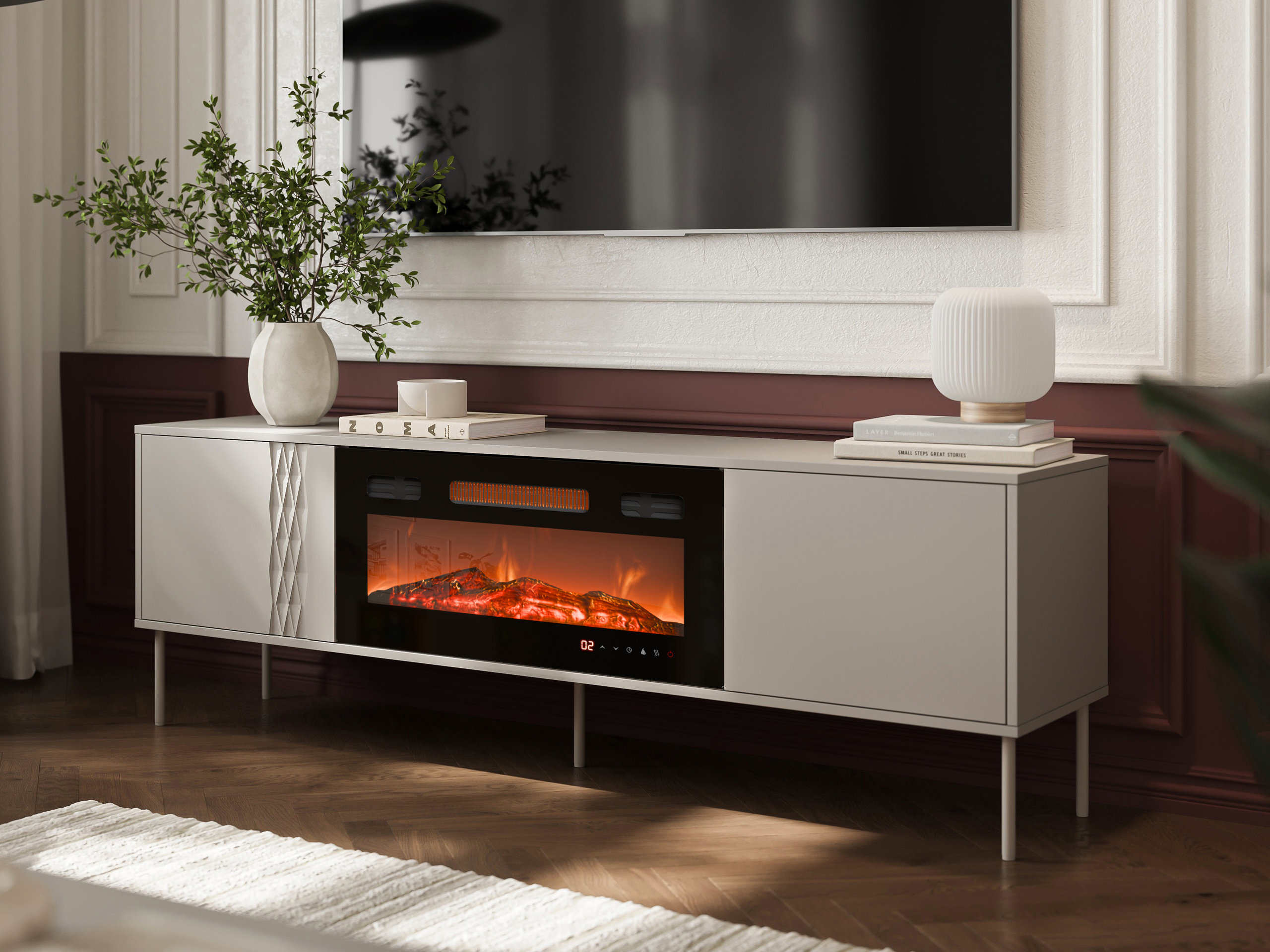 Sjónvarpsskápur Tolete 107 (Beige)