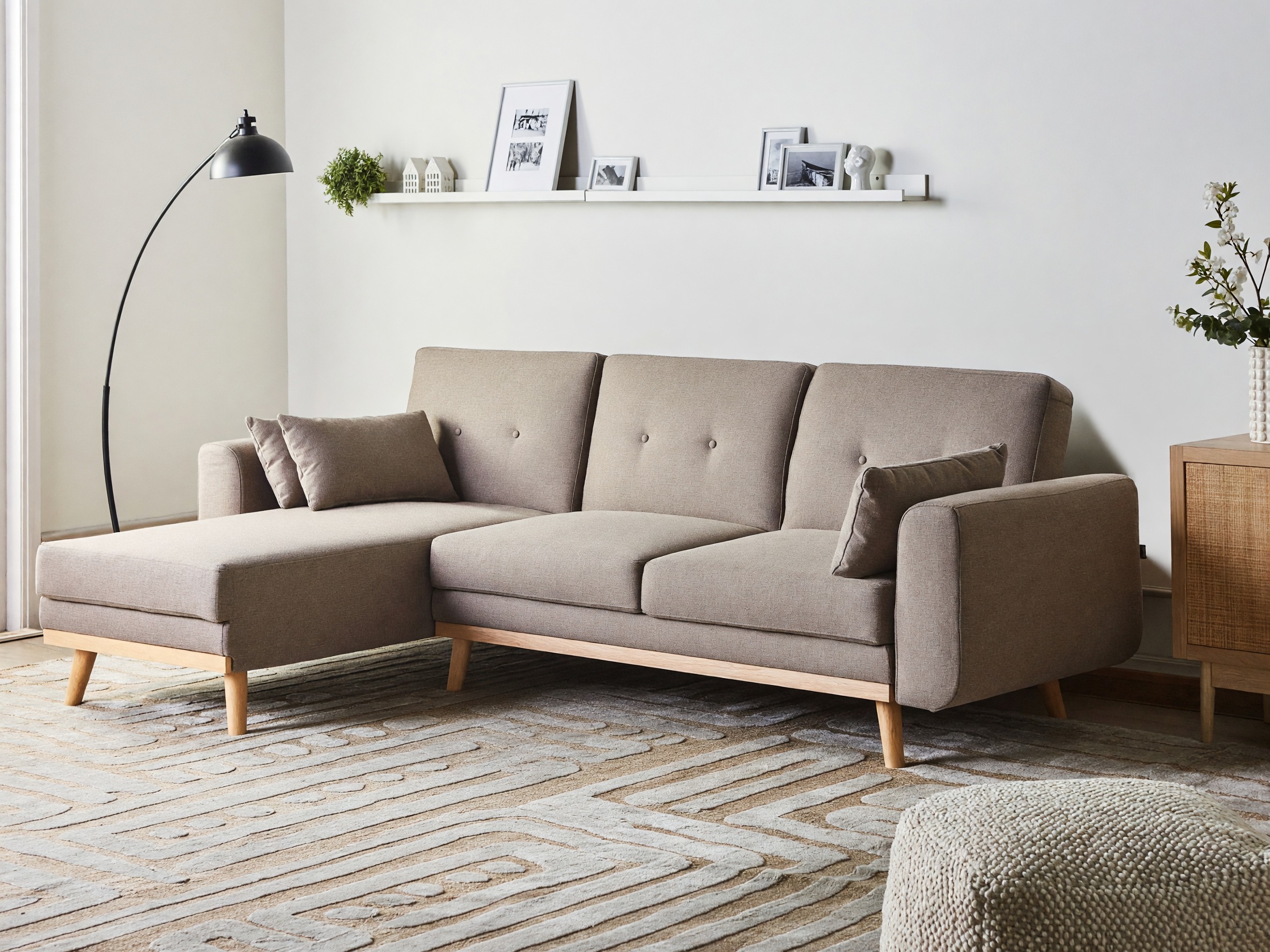 Horn­sófi Berwyn 3480 (Ljósbrúnn)
