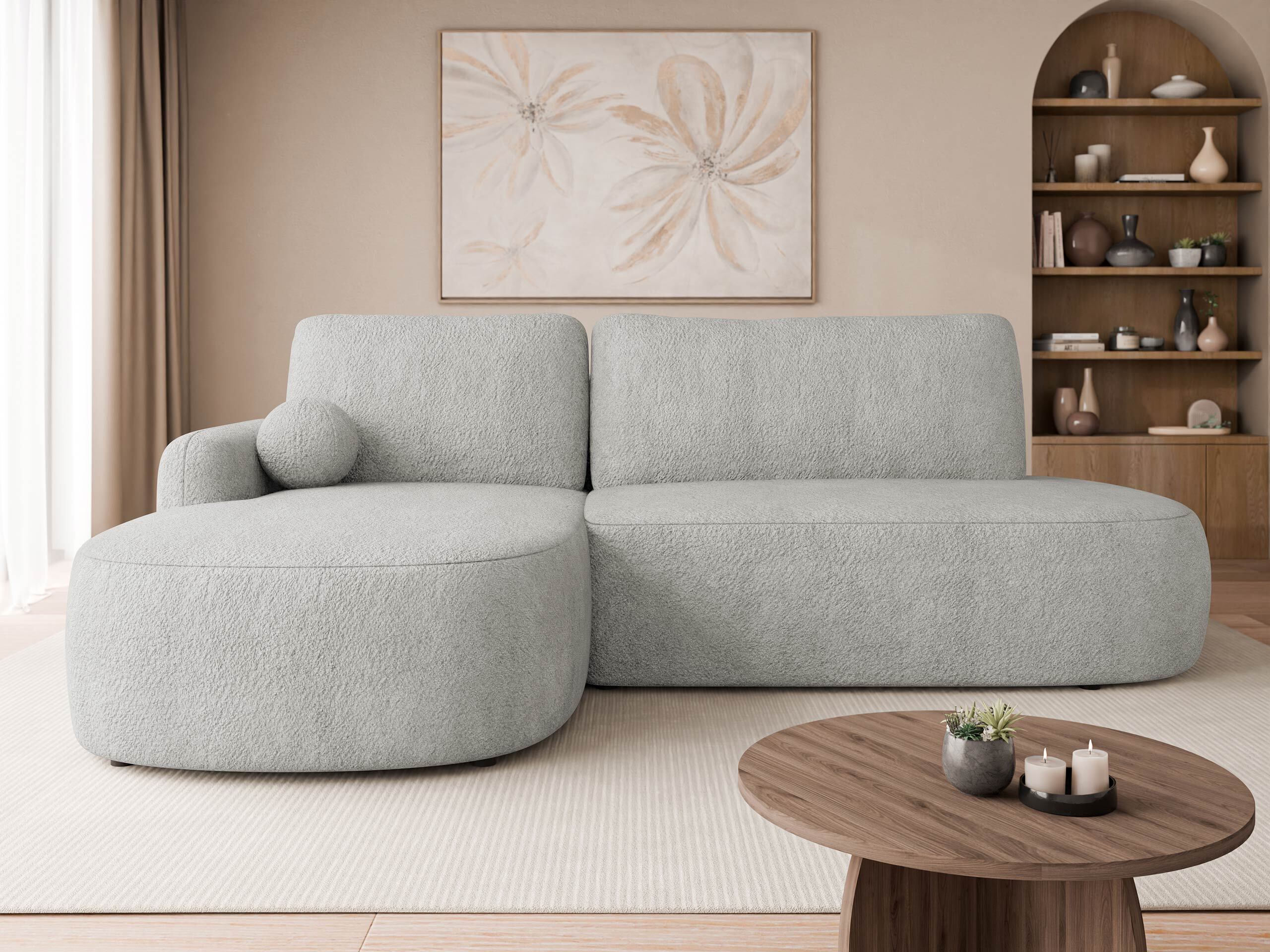 Horn­sófi Comfivo Popis I (Coral 75)
