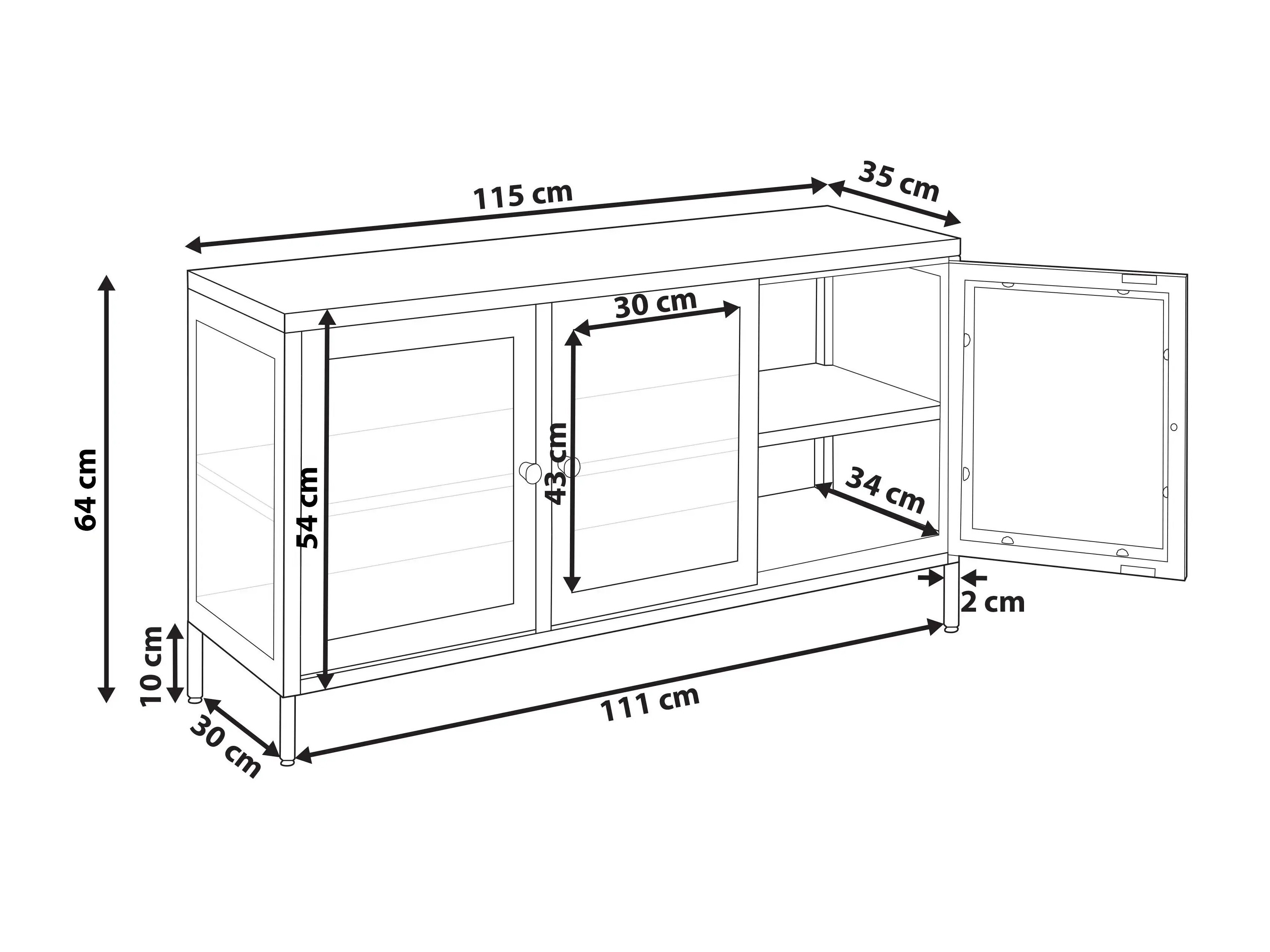 Skenkur Berwyn 3491 (Beige)