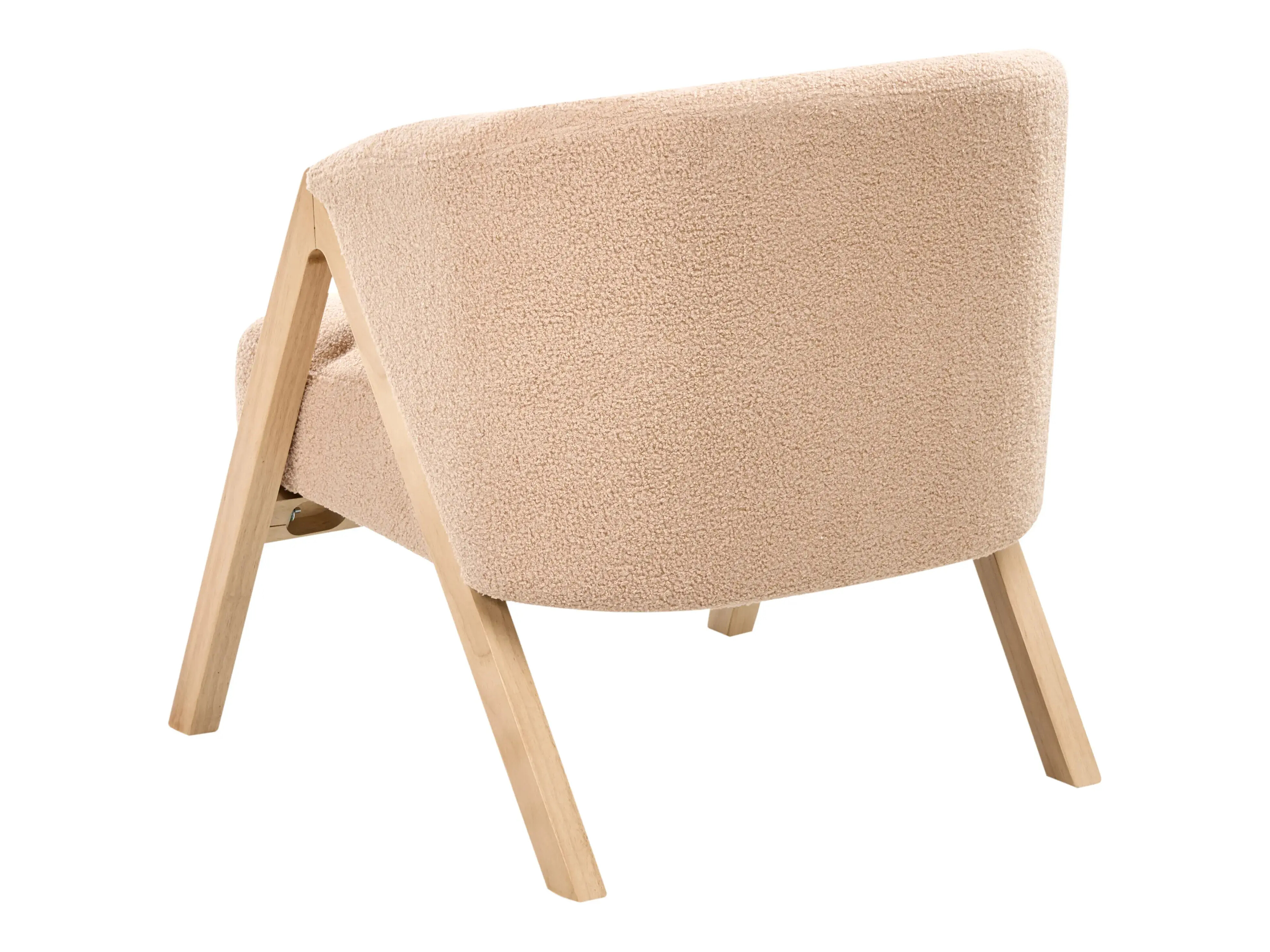 Hægindastóll Berwyn 3504 (Beige + Ljós viður)