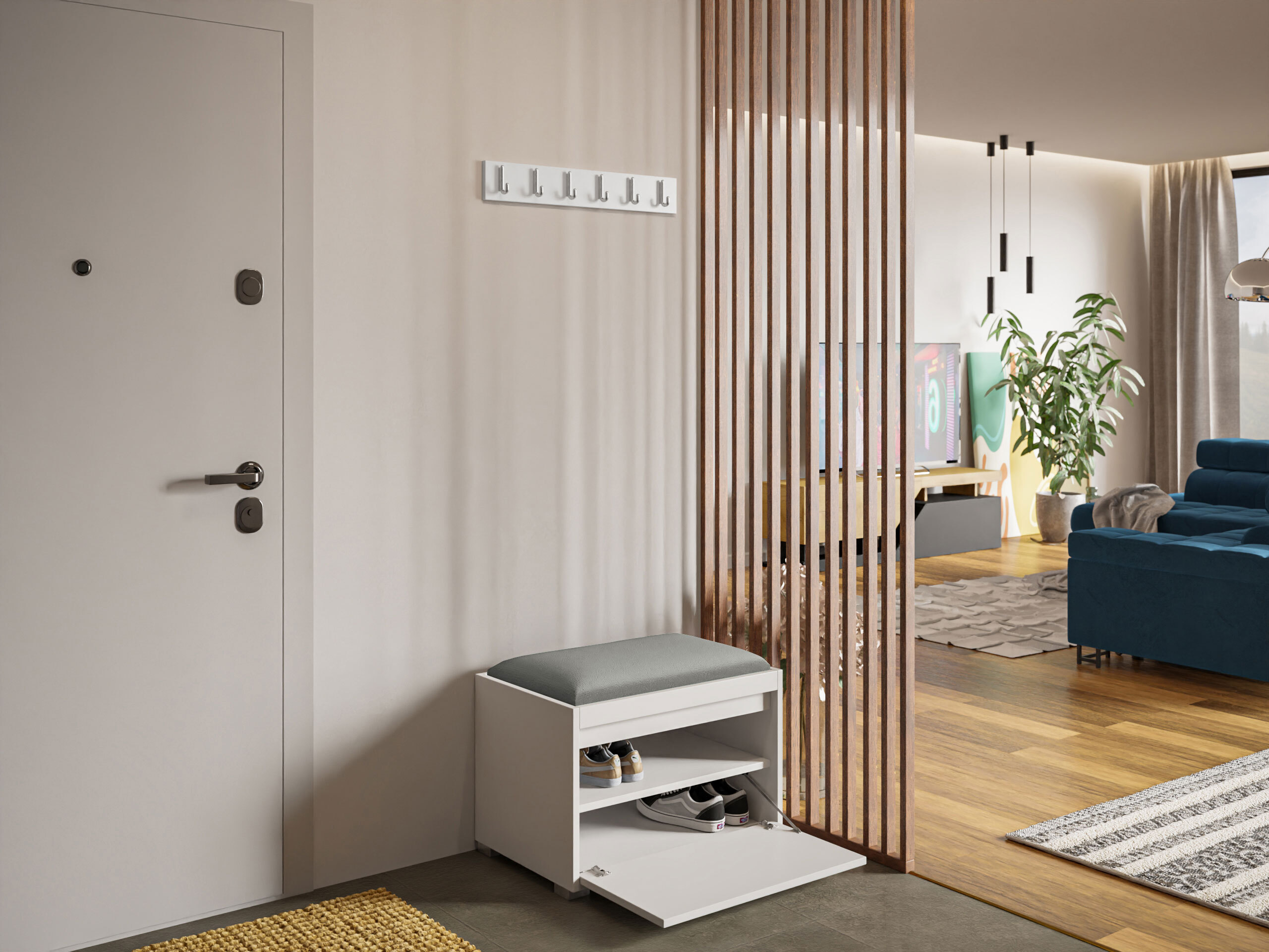 Forstofusett Comfivo Pinus VIII (Hvítur + Polo 894)