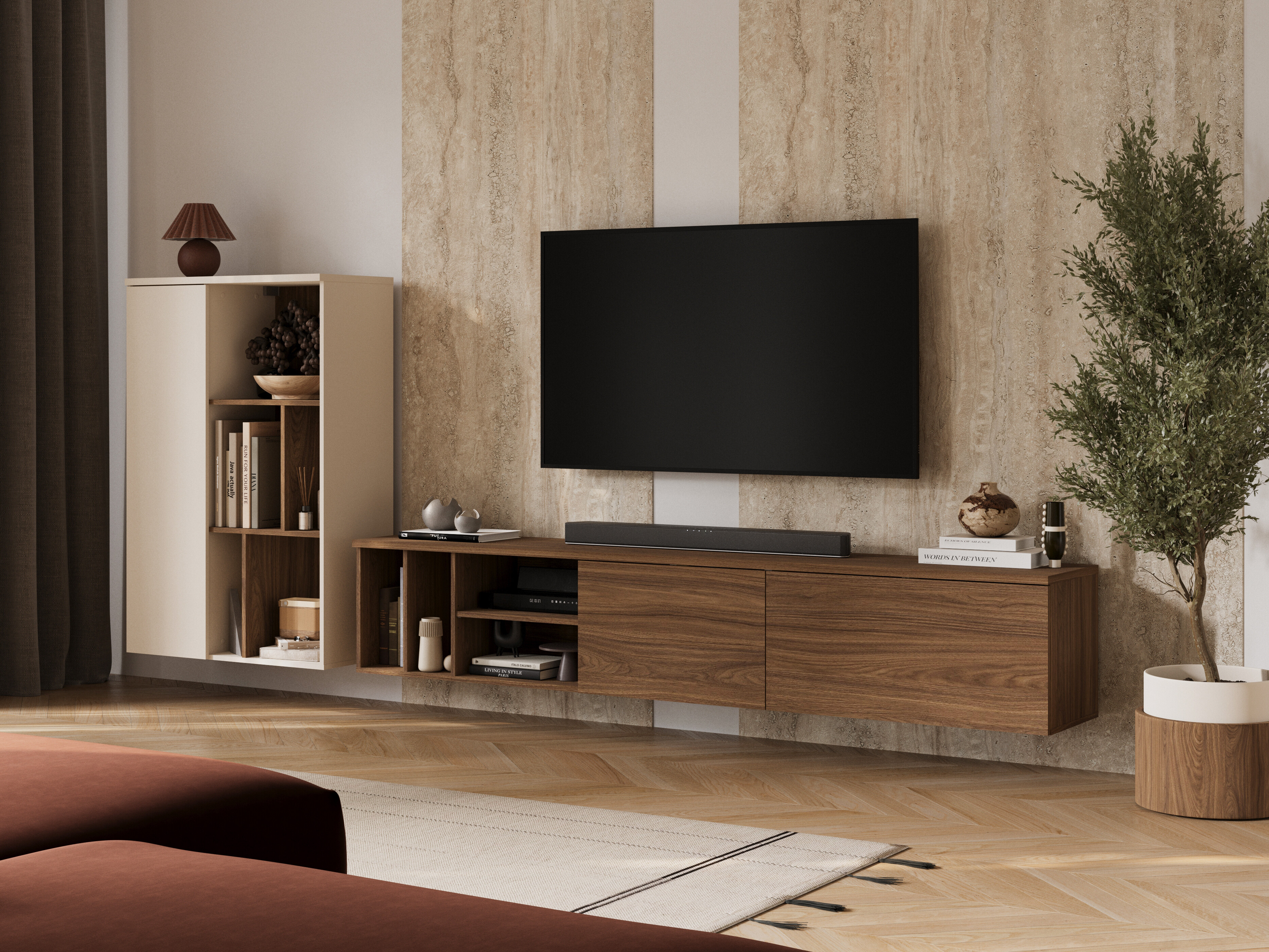 Stofusett Austin 399 (Valhneta + Kasmír)