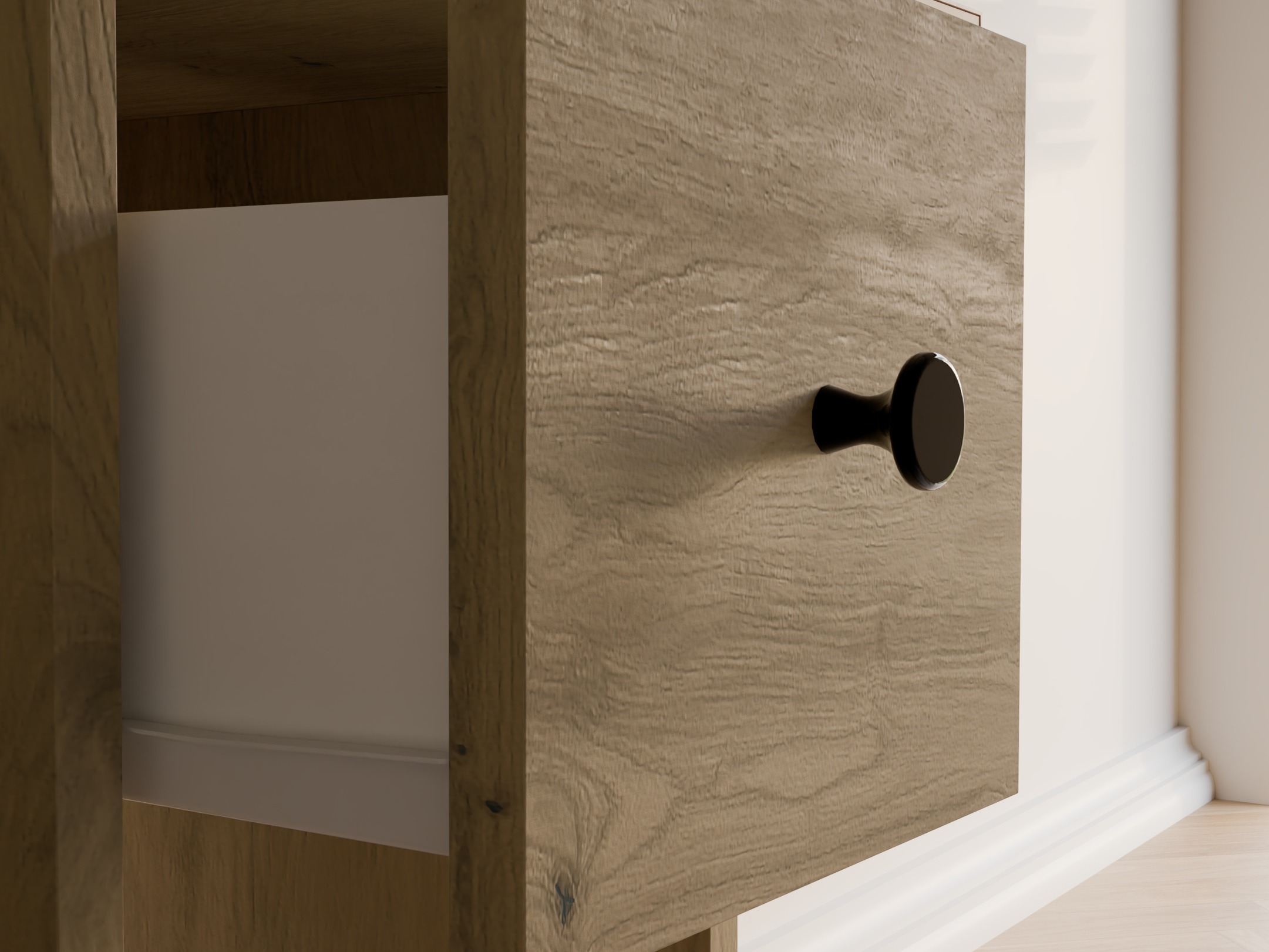 Náttborð Mandeville 409 (Artisan-eik)