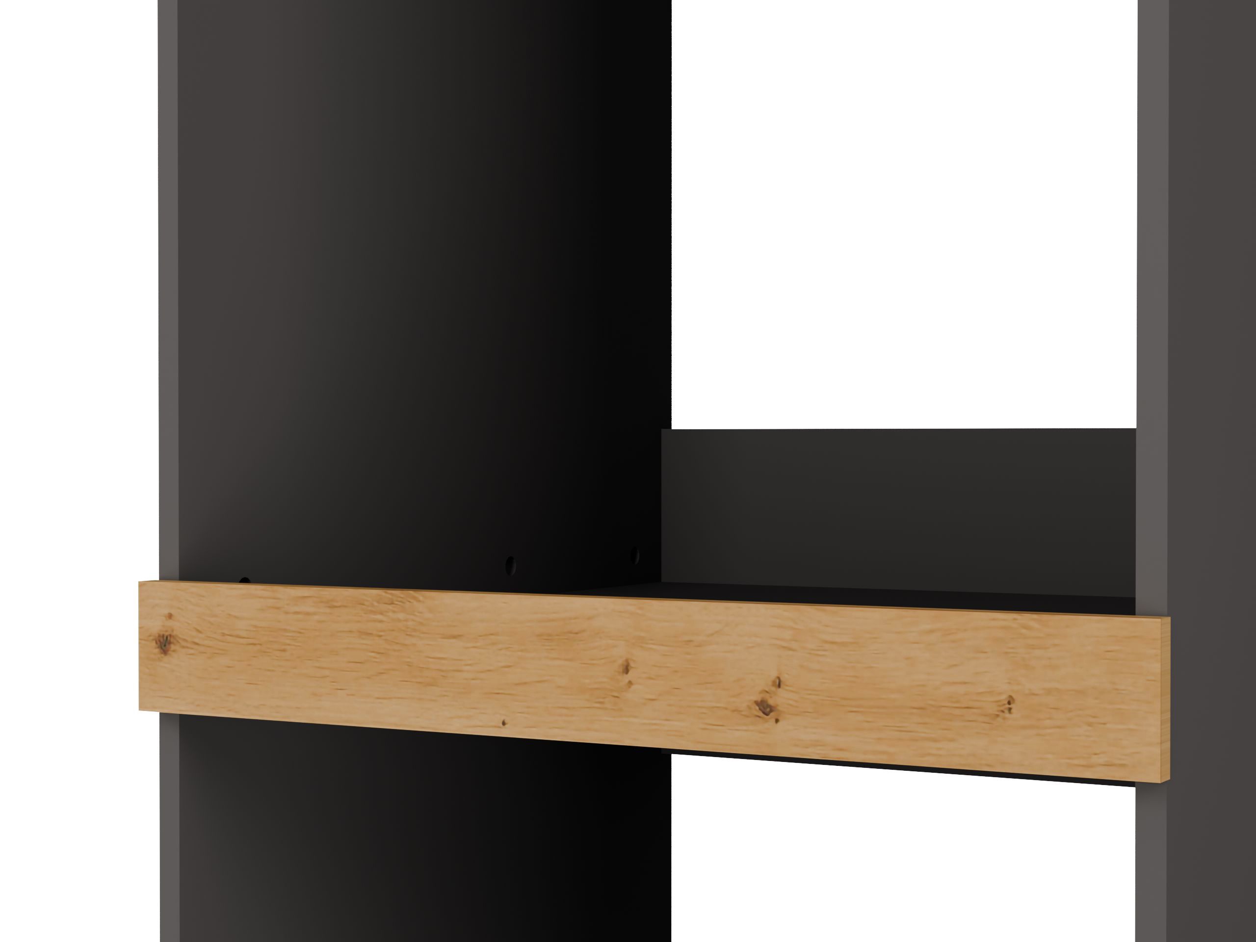 Baðherbergishilla Balelbo 108 (Antrasít + Artisan-eik)