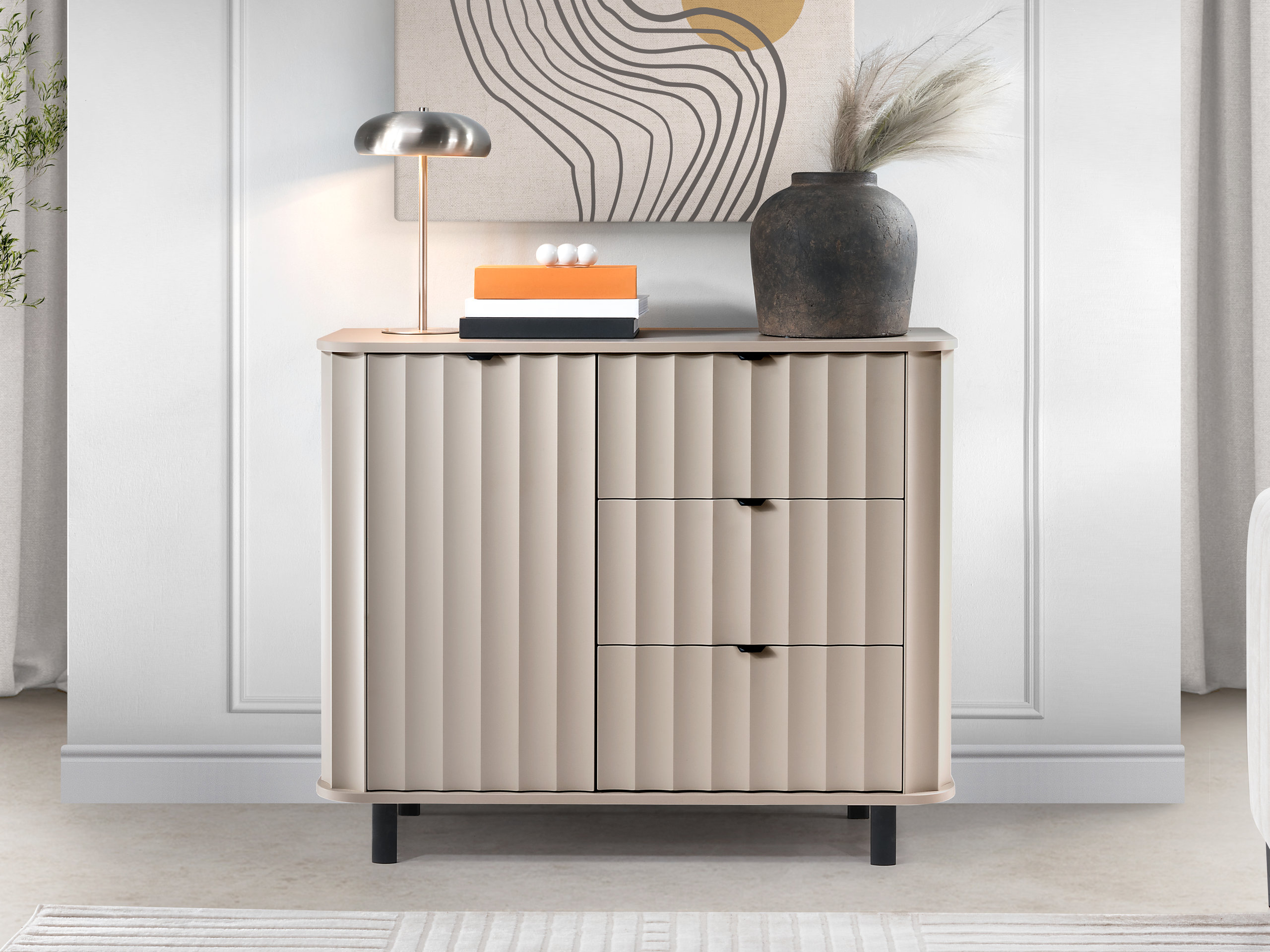 Kommóða Larala 102 (Grá-beige)