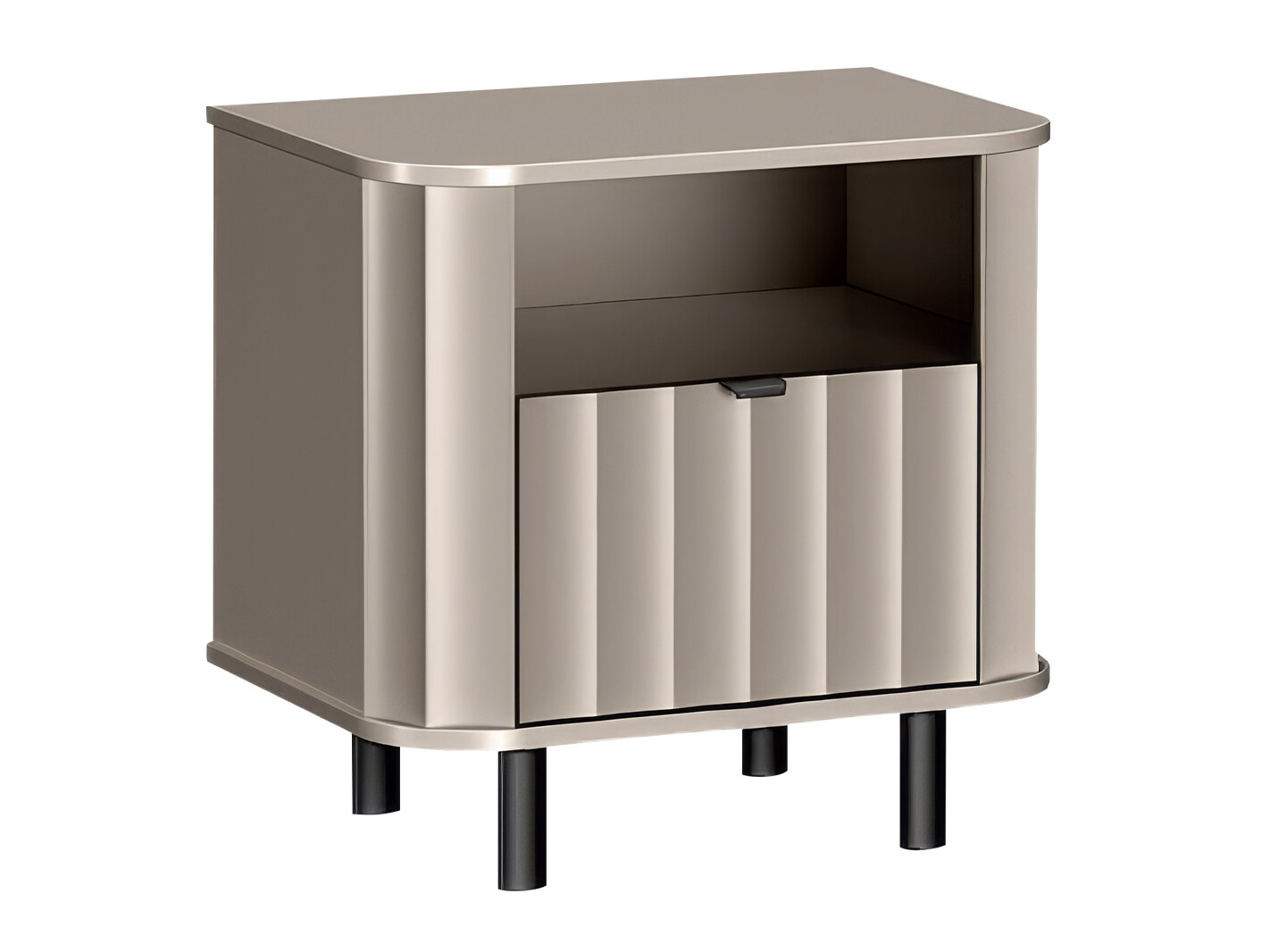 Náttborð Larala 107 (Grá-beige)