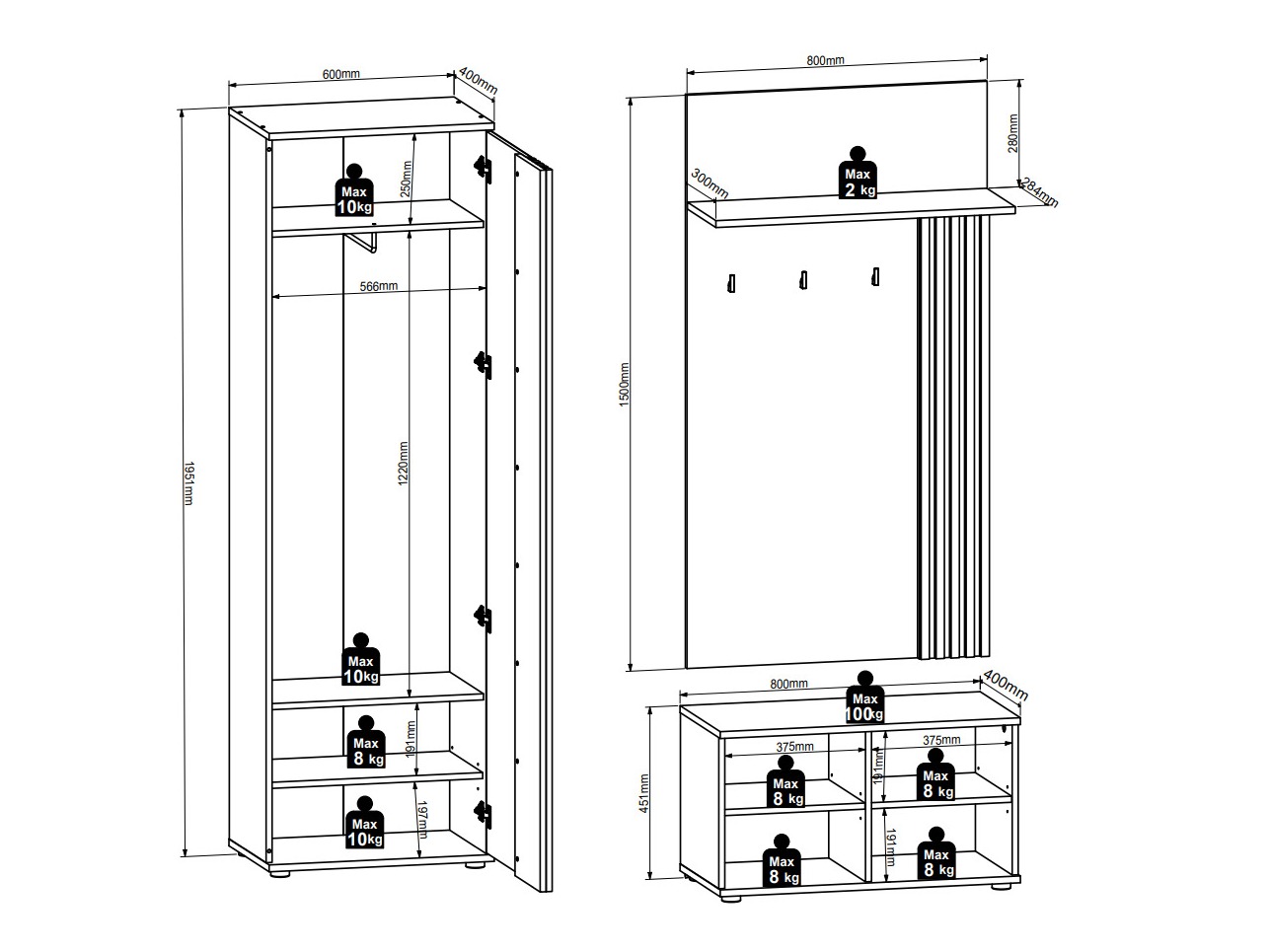 Forstofusett Venvou 115