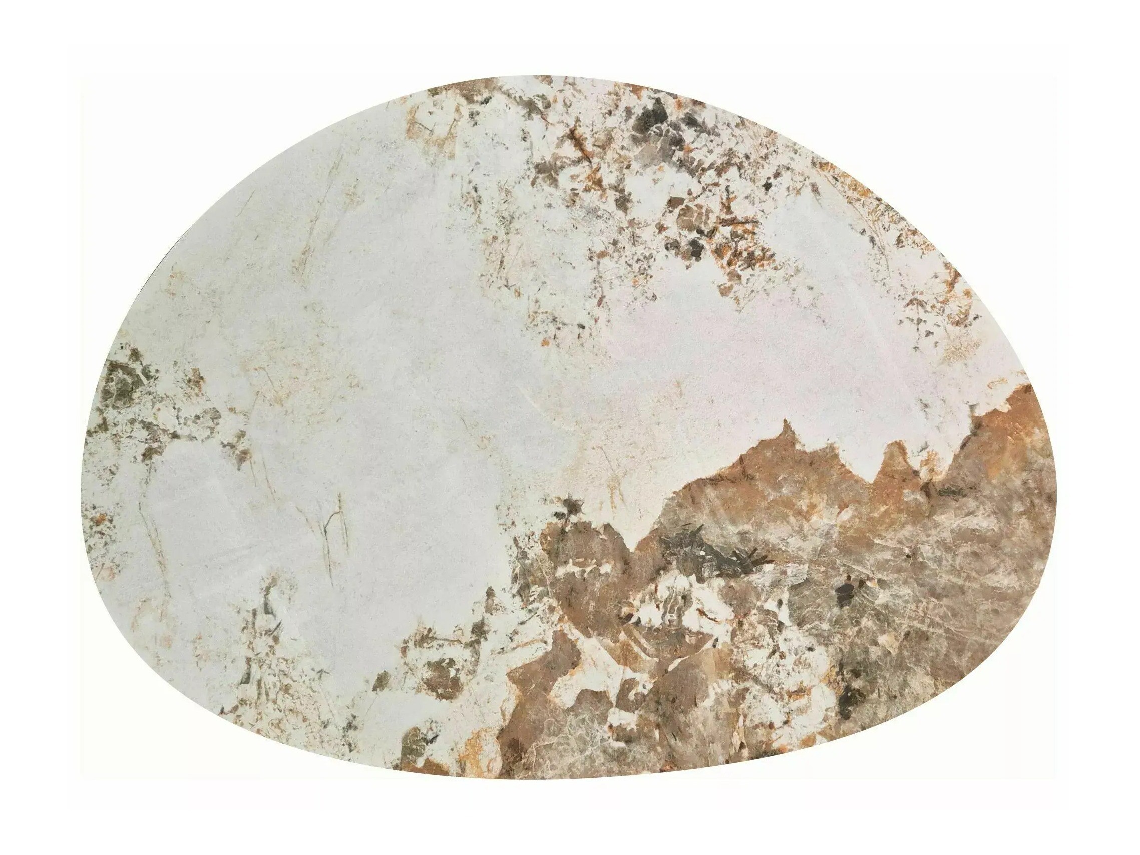 Sófaborð Detroit 1064 (Steinmynstur + Dökk valhneta)