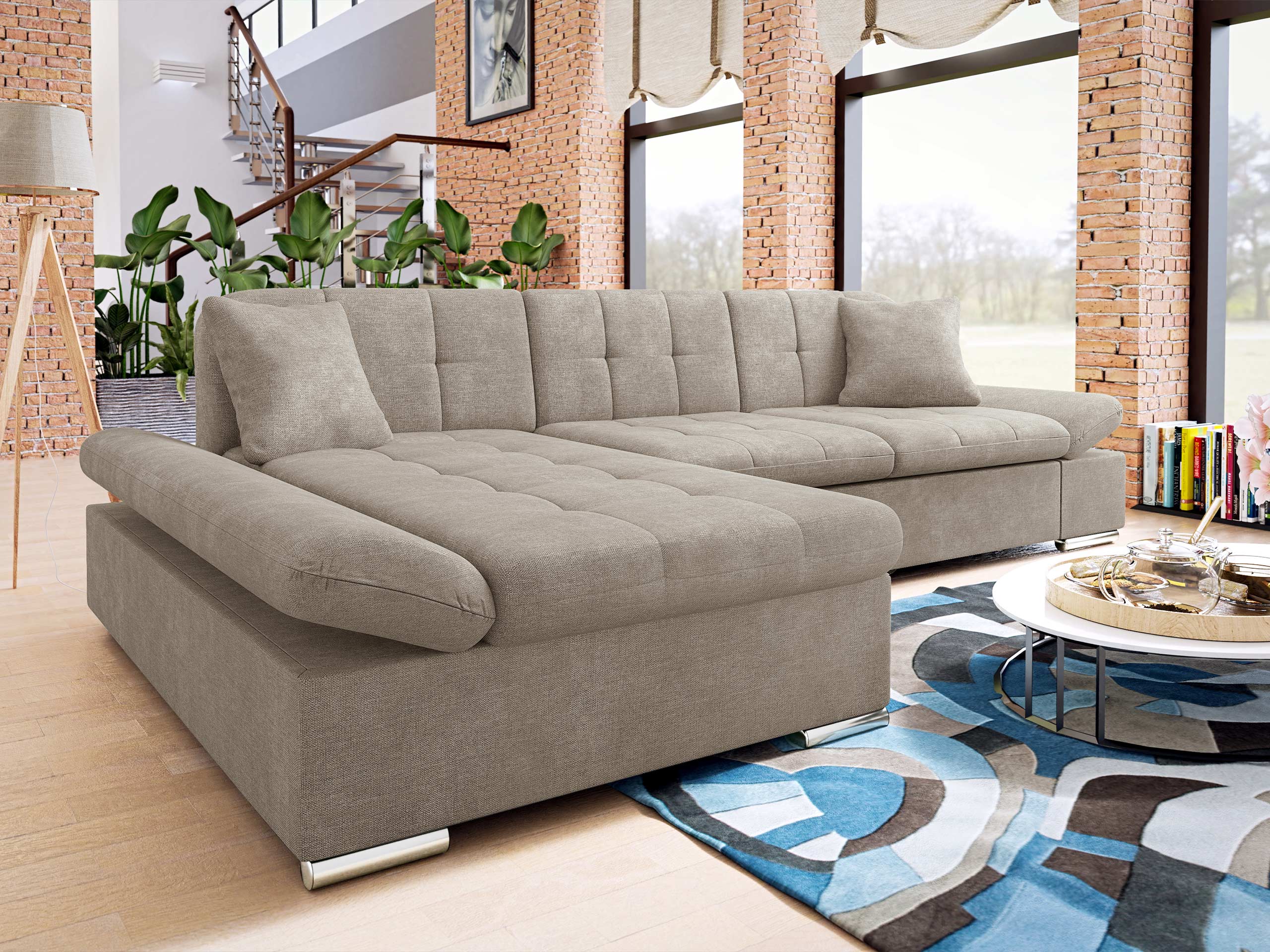 Horn­sófi Comfivo Sanitas I (Spirit Taupe)