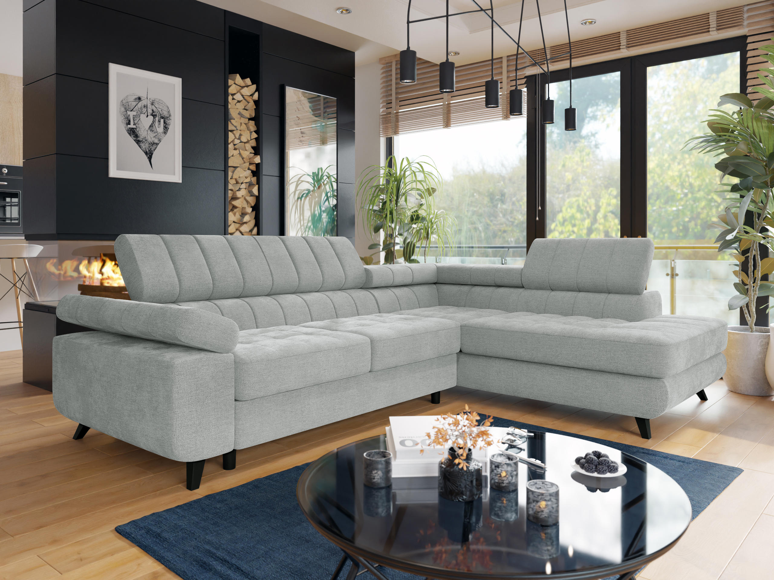 Horn­sófi Comfivo Agnus (Spirit Ash)