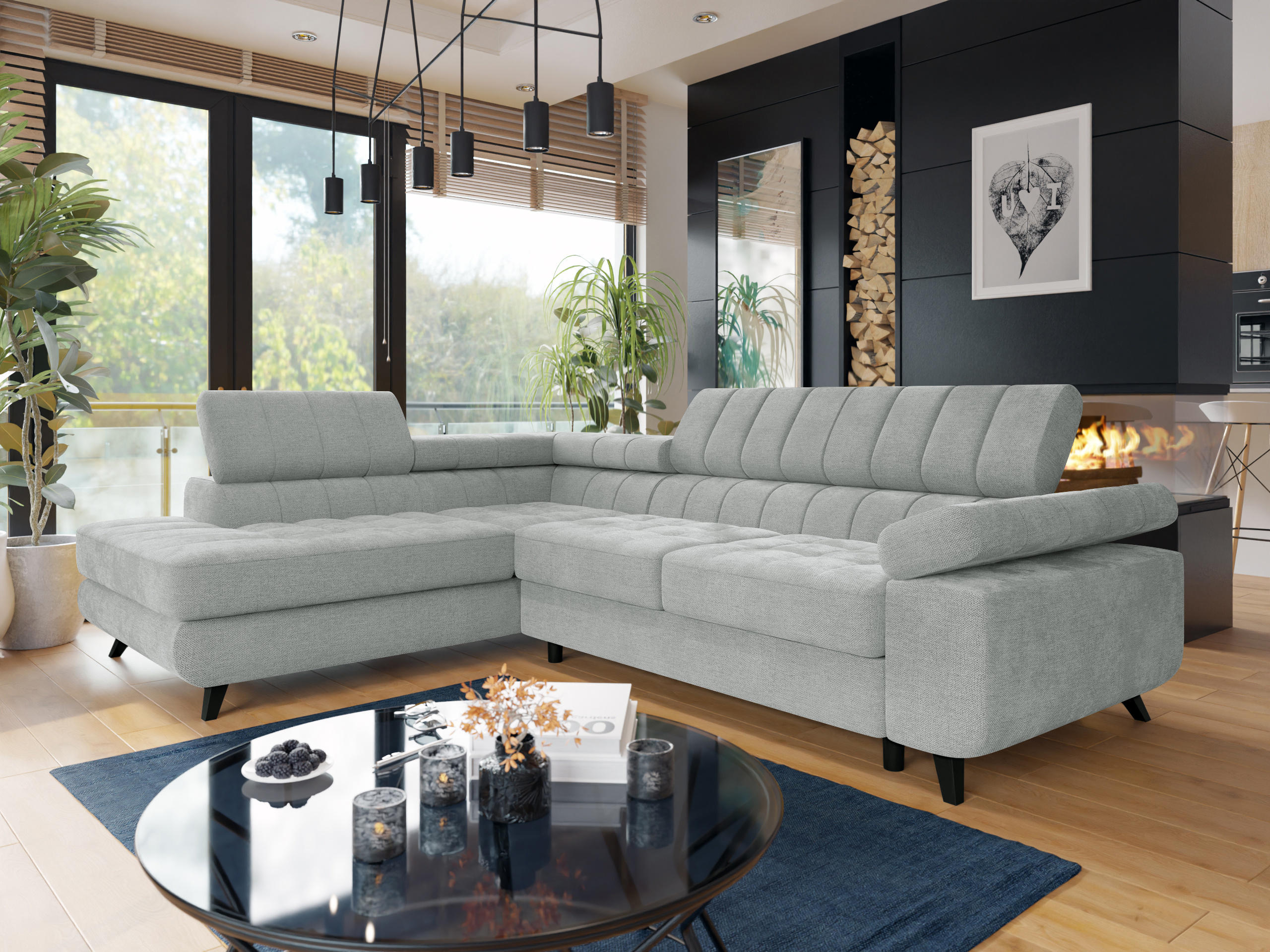 Horn­sófi Comfivo Agnus (Spirit Ash)
