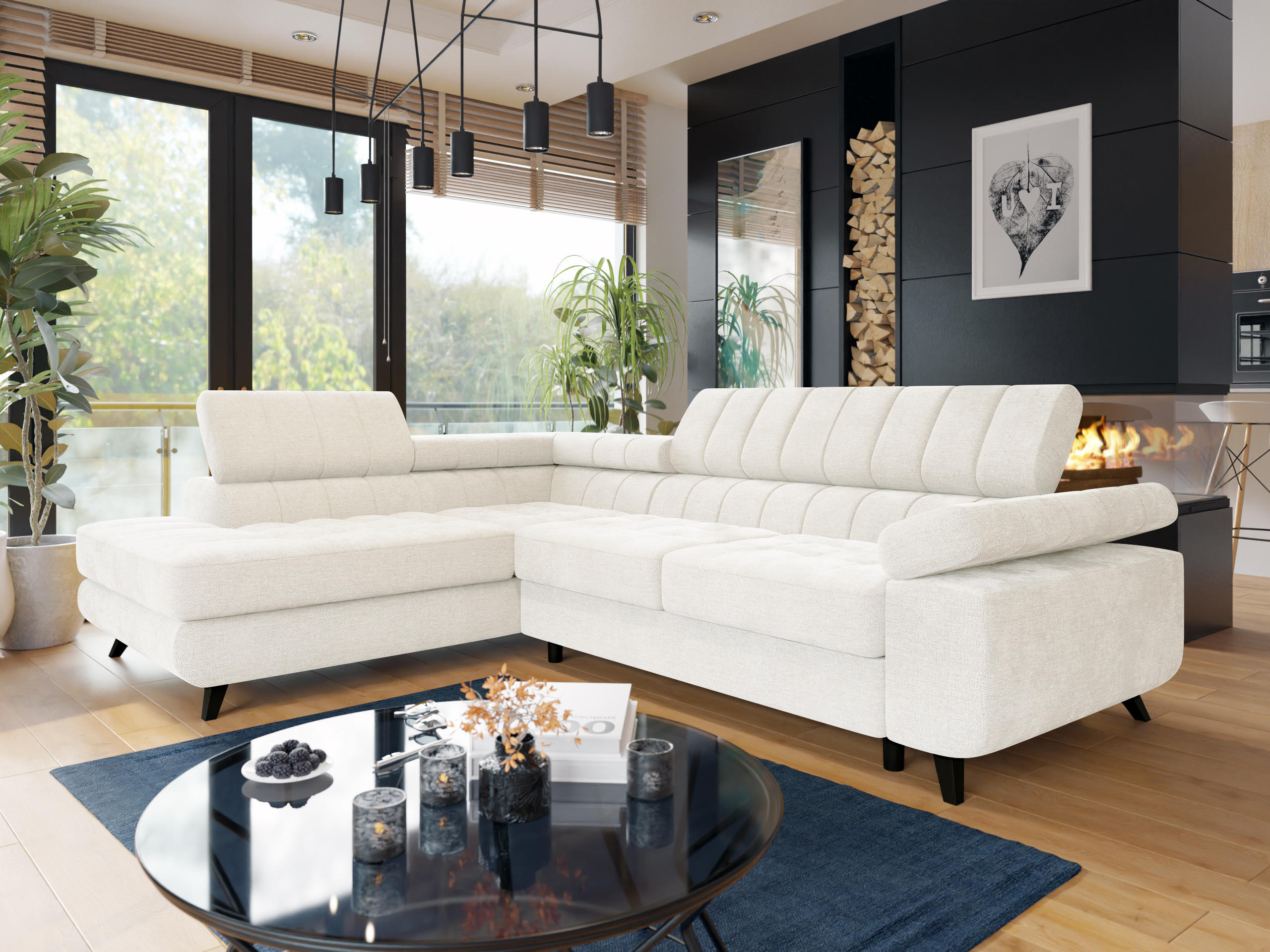 Horn­sófi Comfivo Agnus (Spirit White)