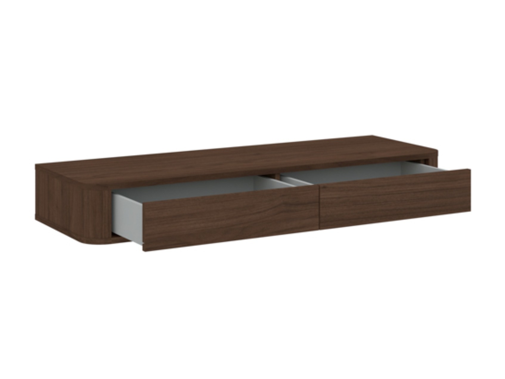 Console borð Belfera 104 (Dökk valhneta)