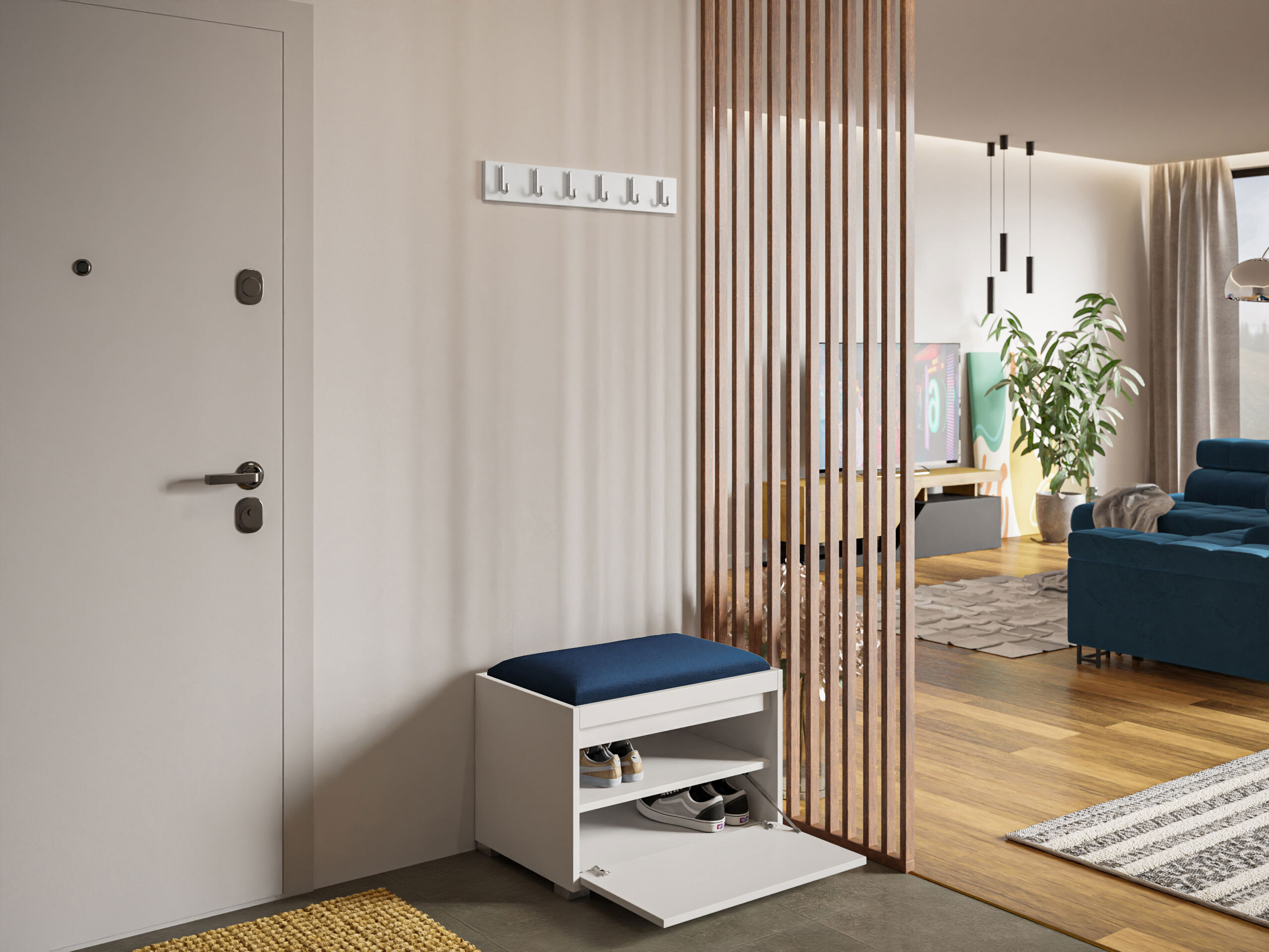 Forstofusett Comfivo Pinus VIII (Hvítur + Polo 891)