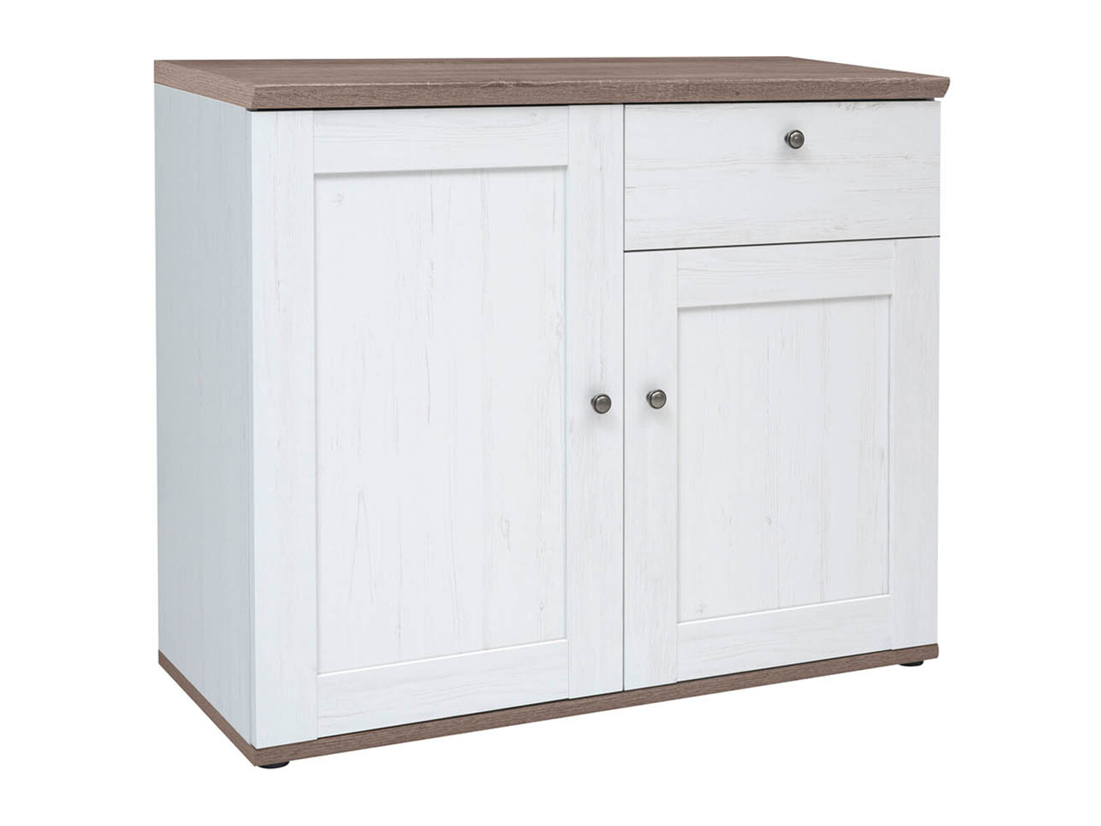 Kommóða Marlire 106 (Anderson-fura + Dökkt sonoma-eik)