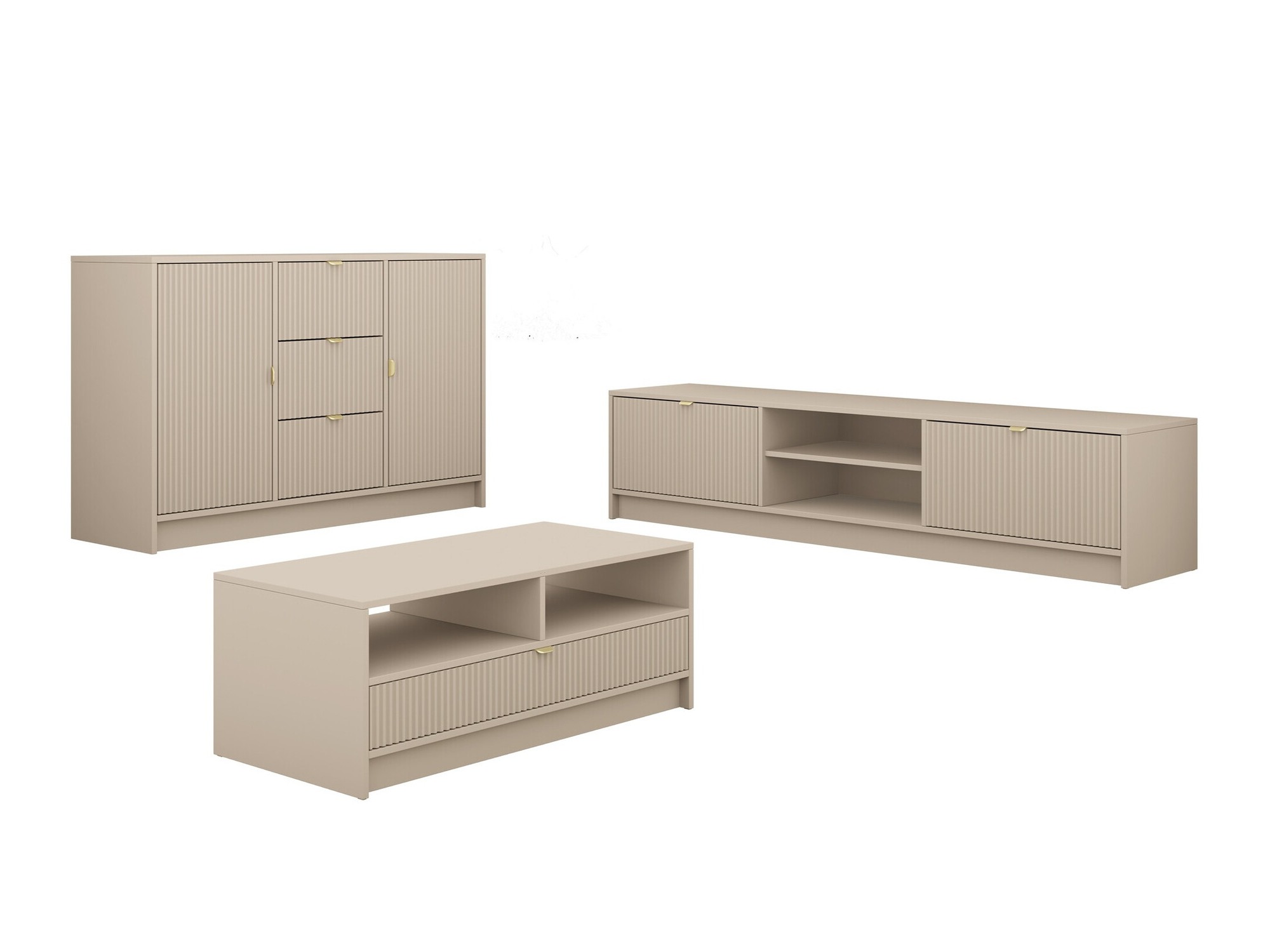 Stofusett Comfivo Papilio I (Beige)