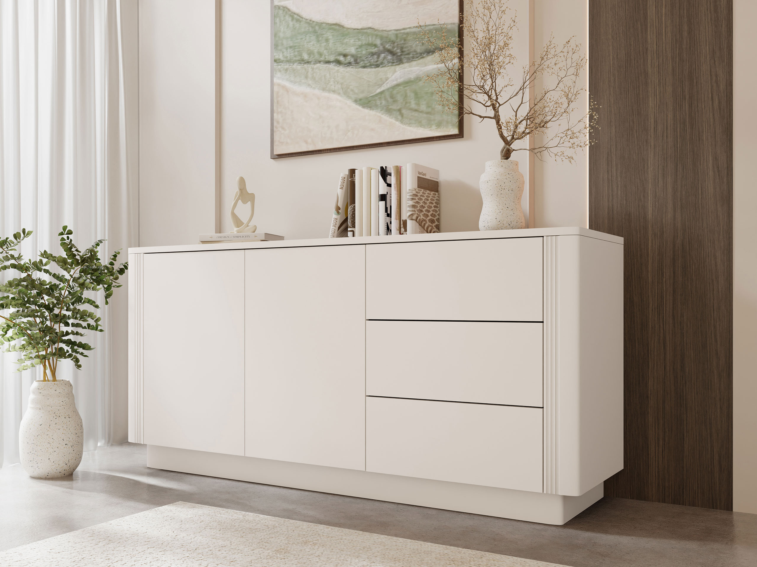 Kommóða Comfivo Levavio 101 (Beige)
