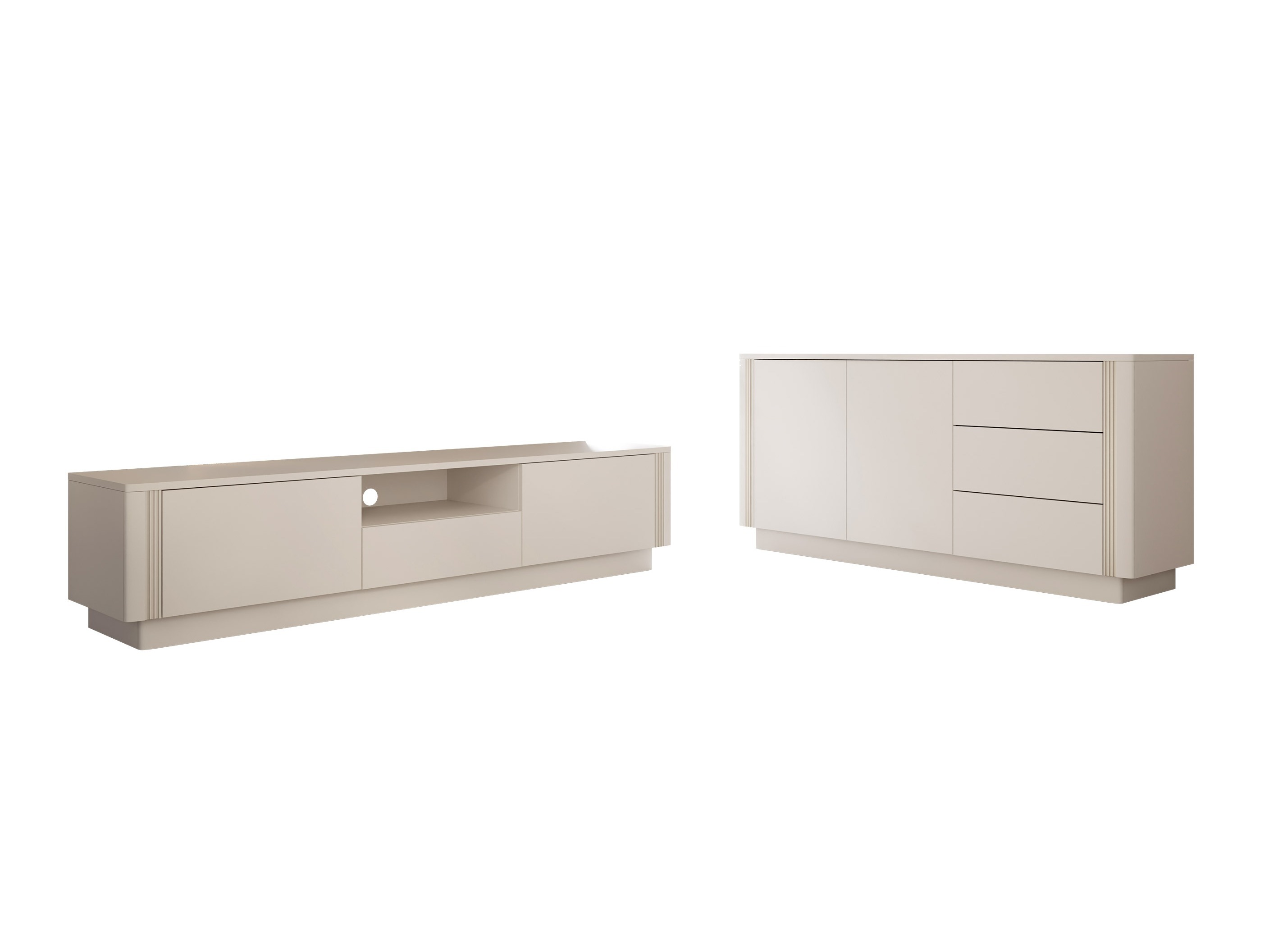Stofusett Comfivo Levavio 105 (Beige)