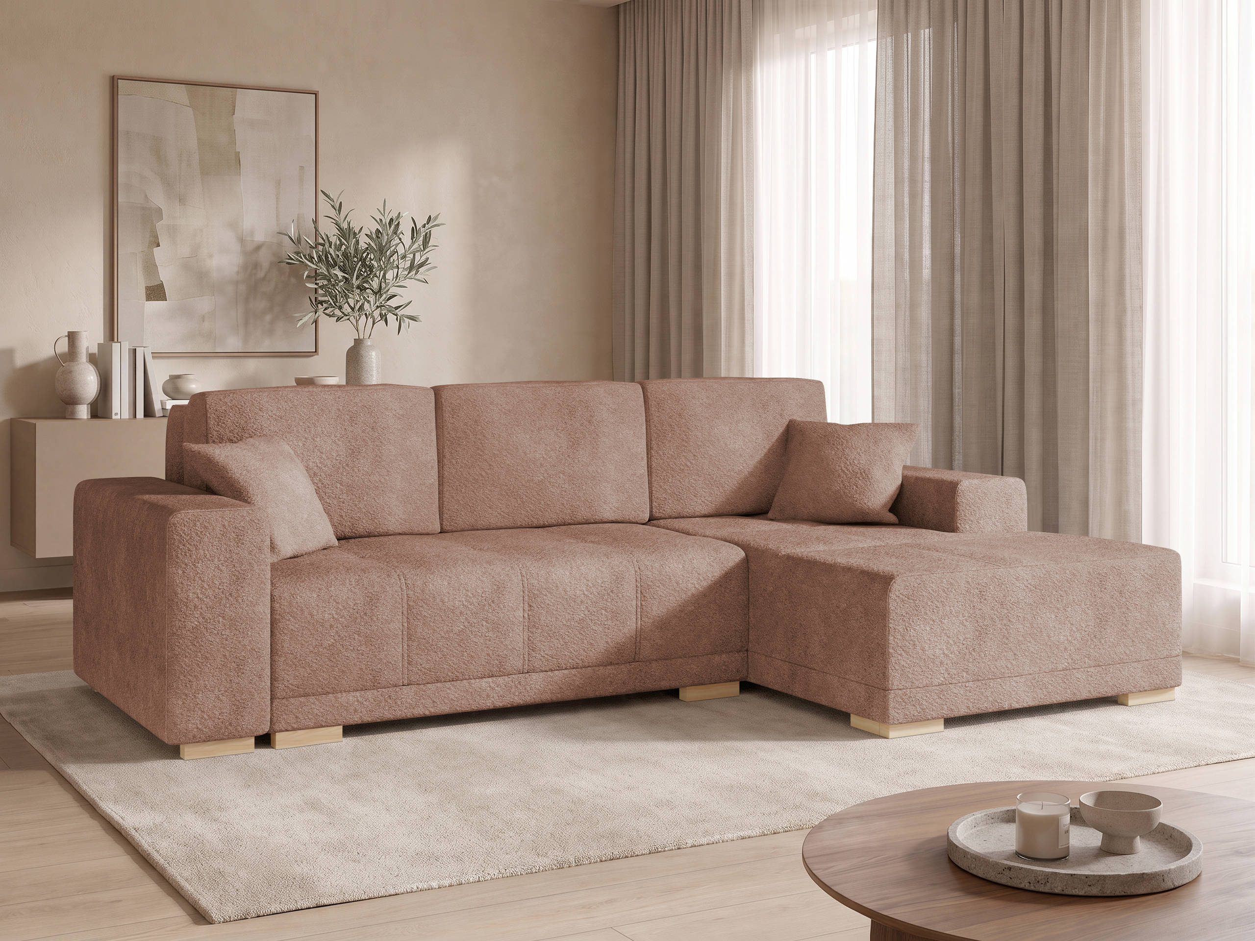 Horn­sófi Columbus 268 (Coral 45)